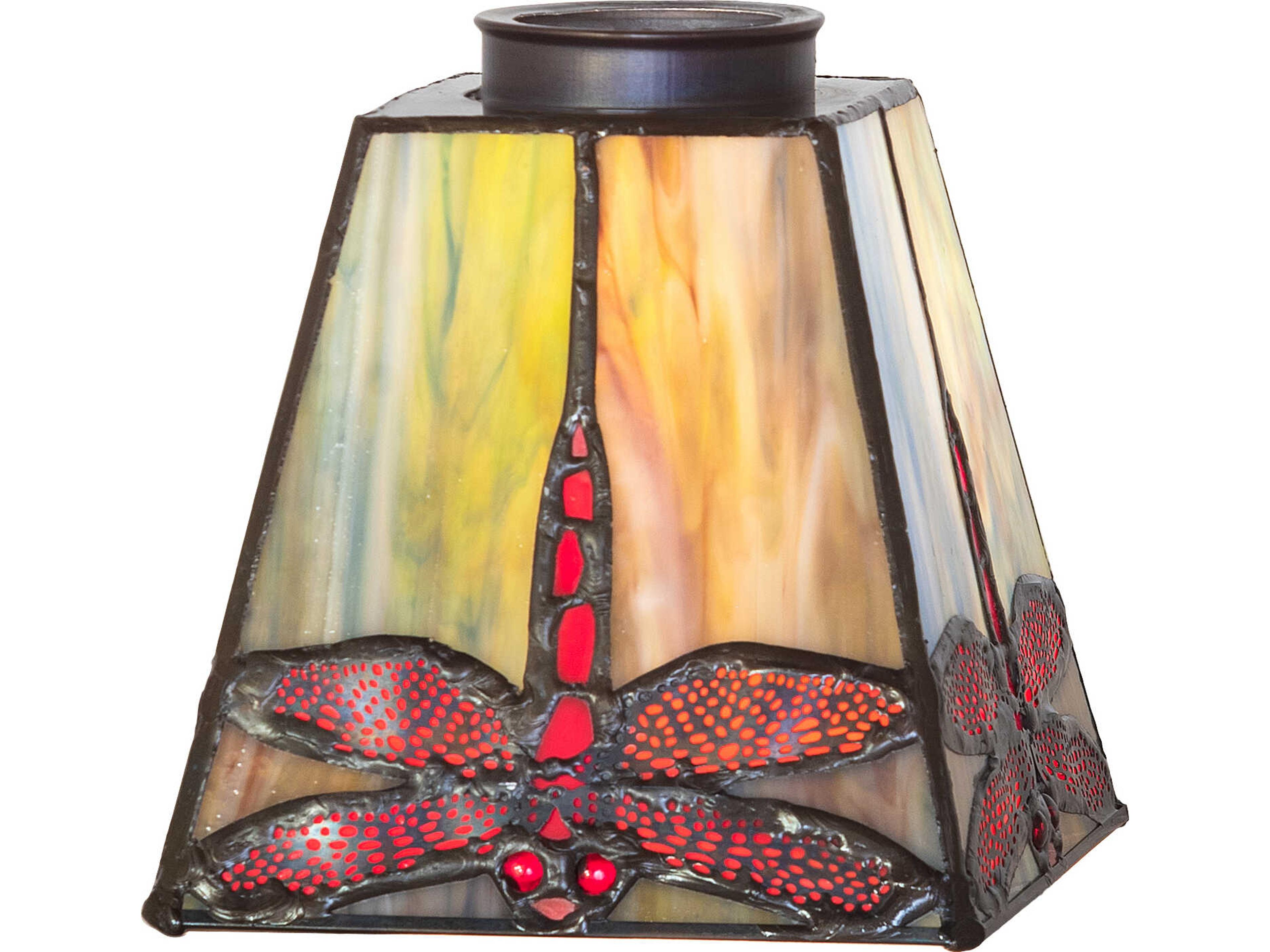 Meyda Prairie Dragonfly Stained Glass
