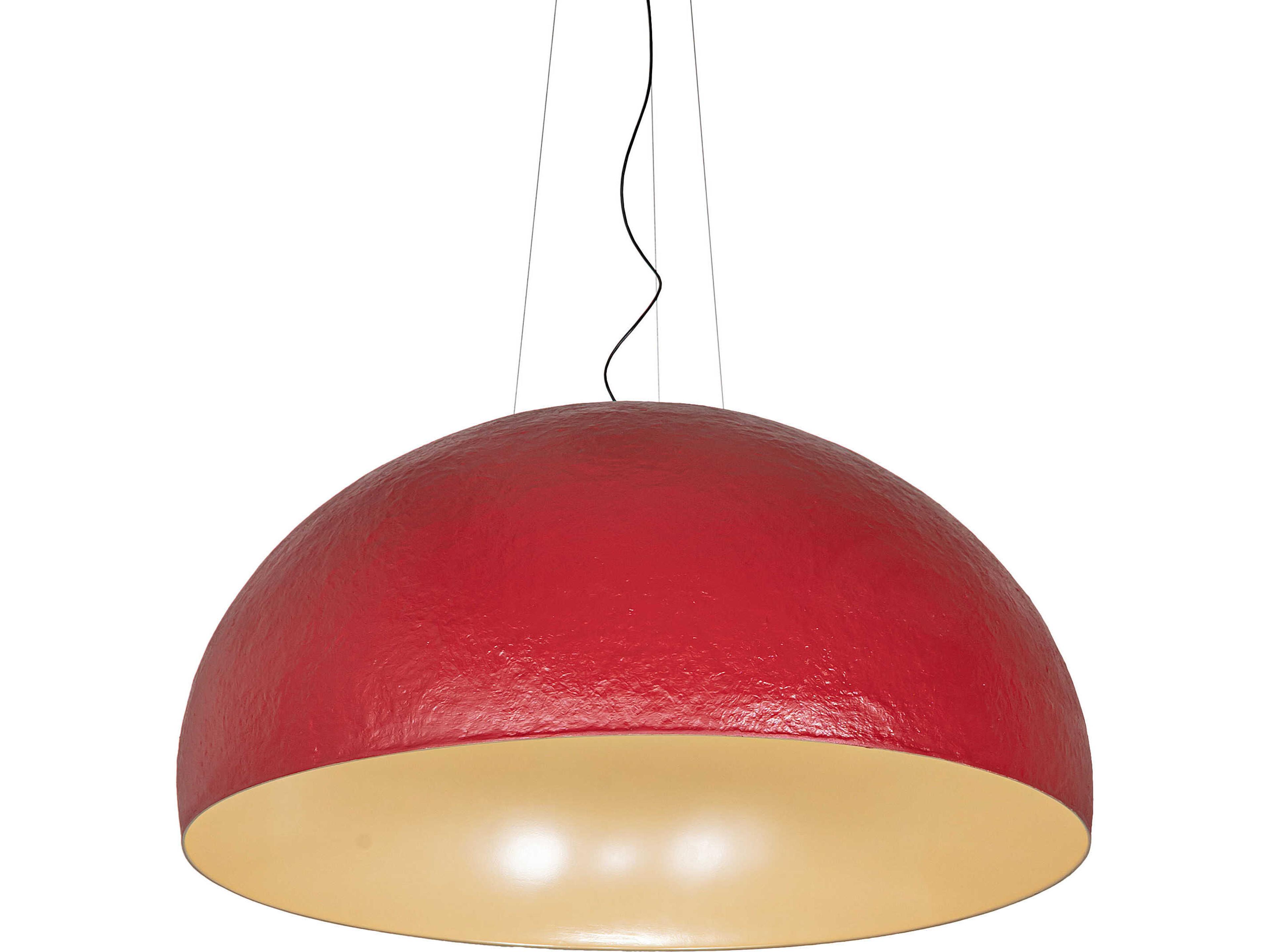 Meyda Gravity 1-Light Braunrot & Perigold Red Pendant