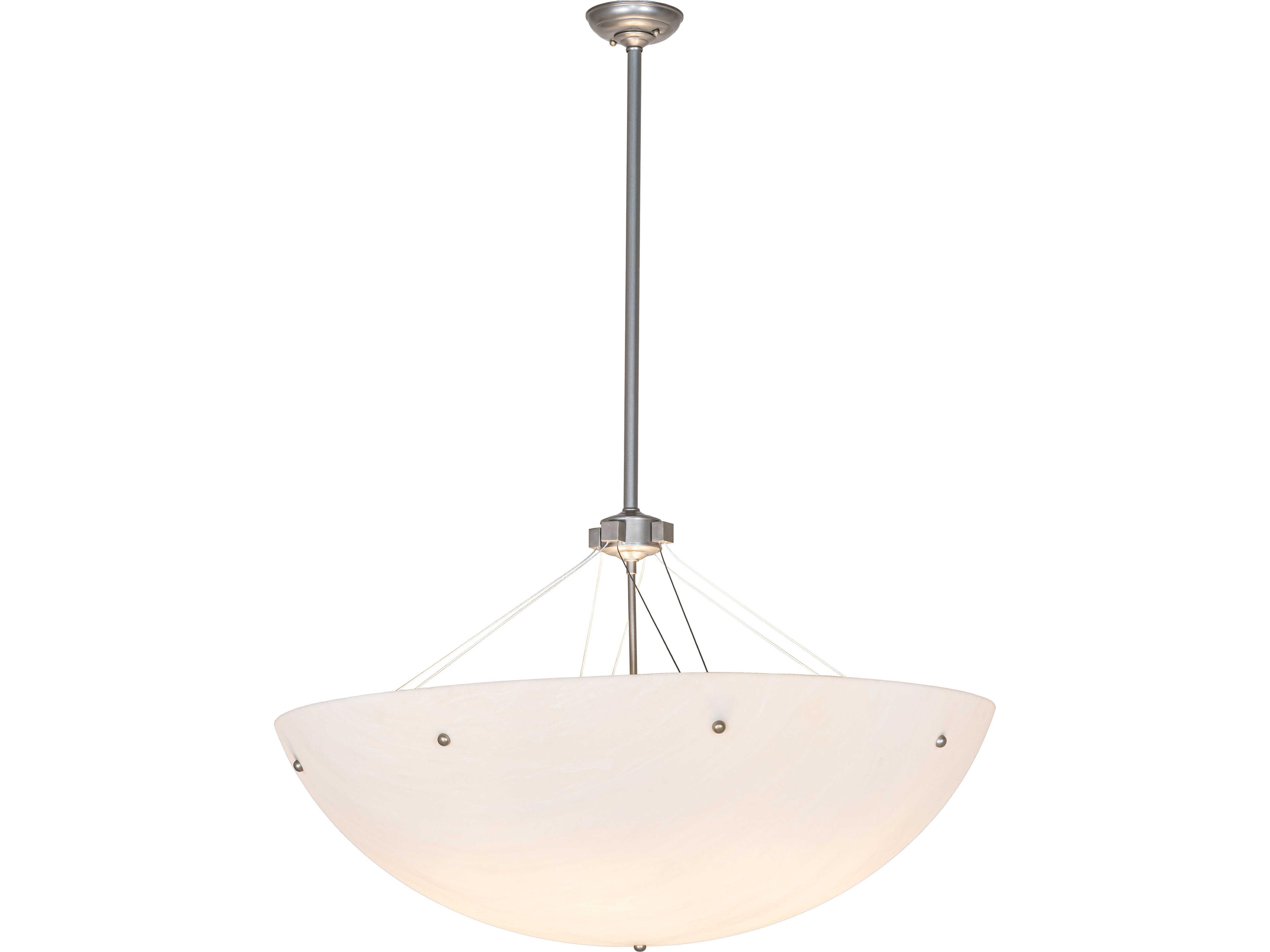 Meyda Cypola 8-Light Whitestone Idalight Nickel Pendant