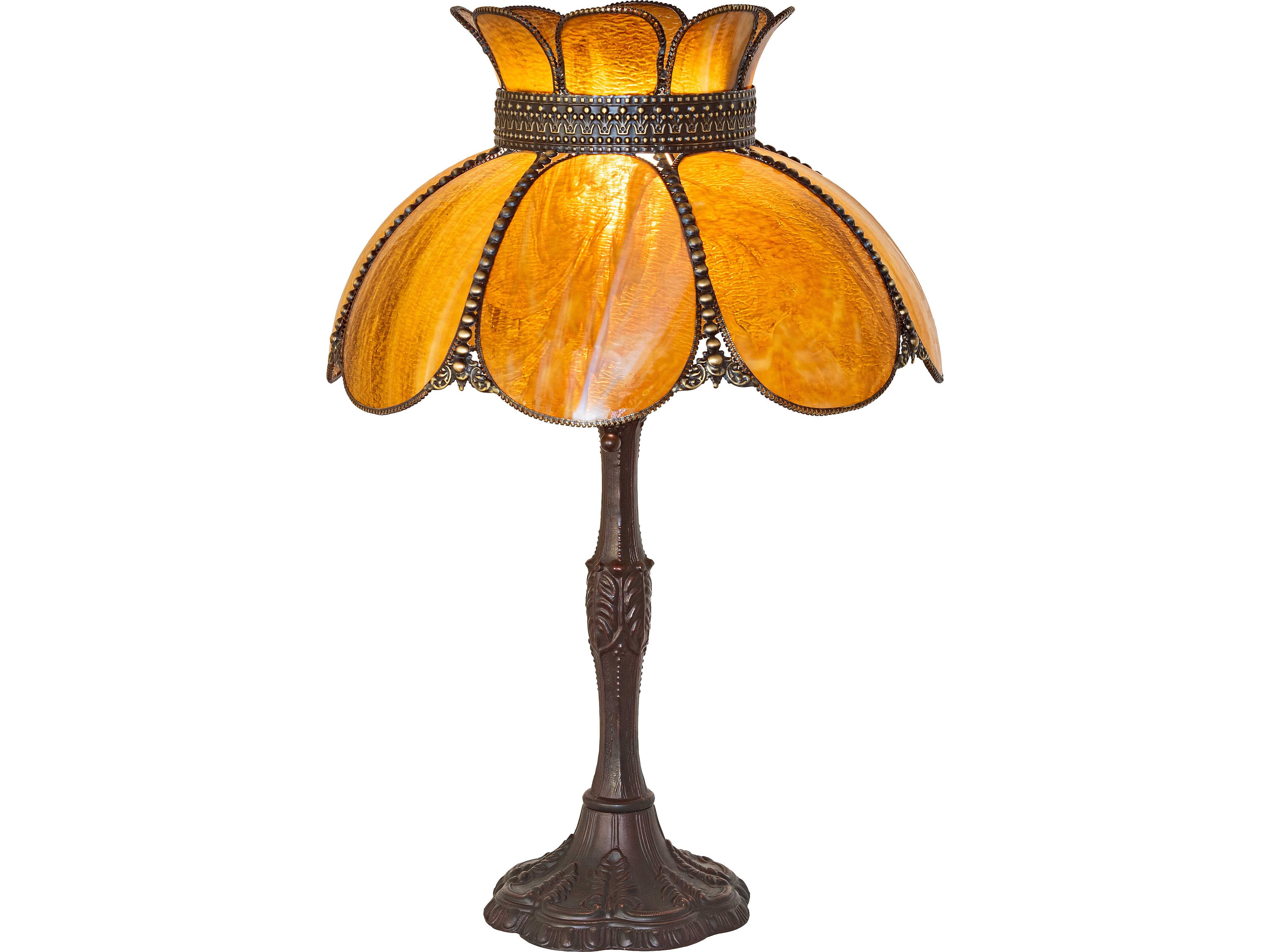 Meyda Annabelle Brown Traditional Buffet Lamp