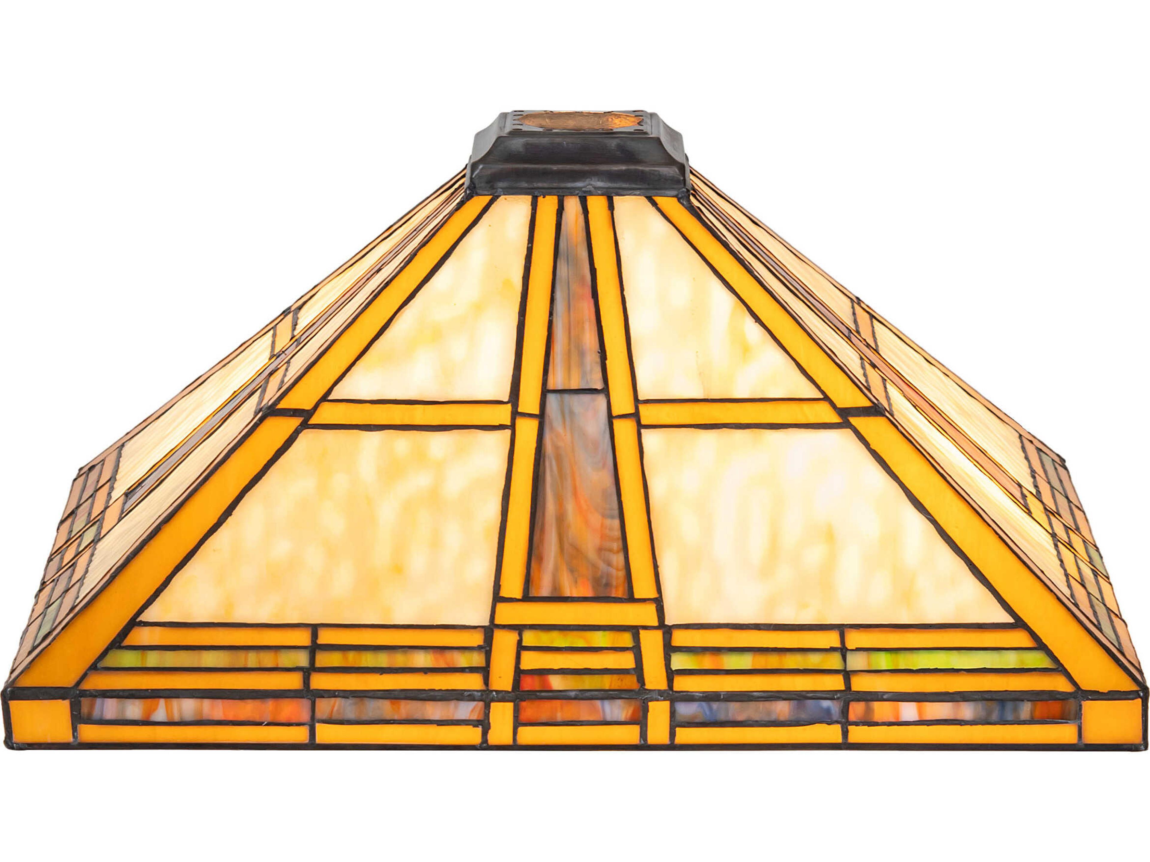 Meyda Prairie Straw Stained Glass