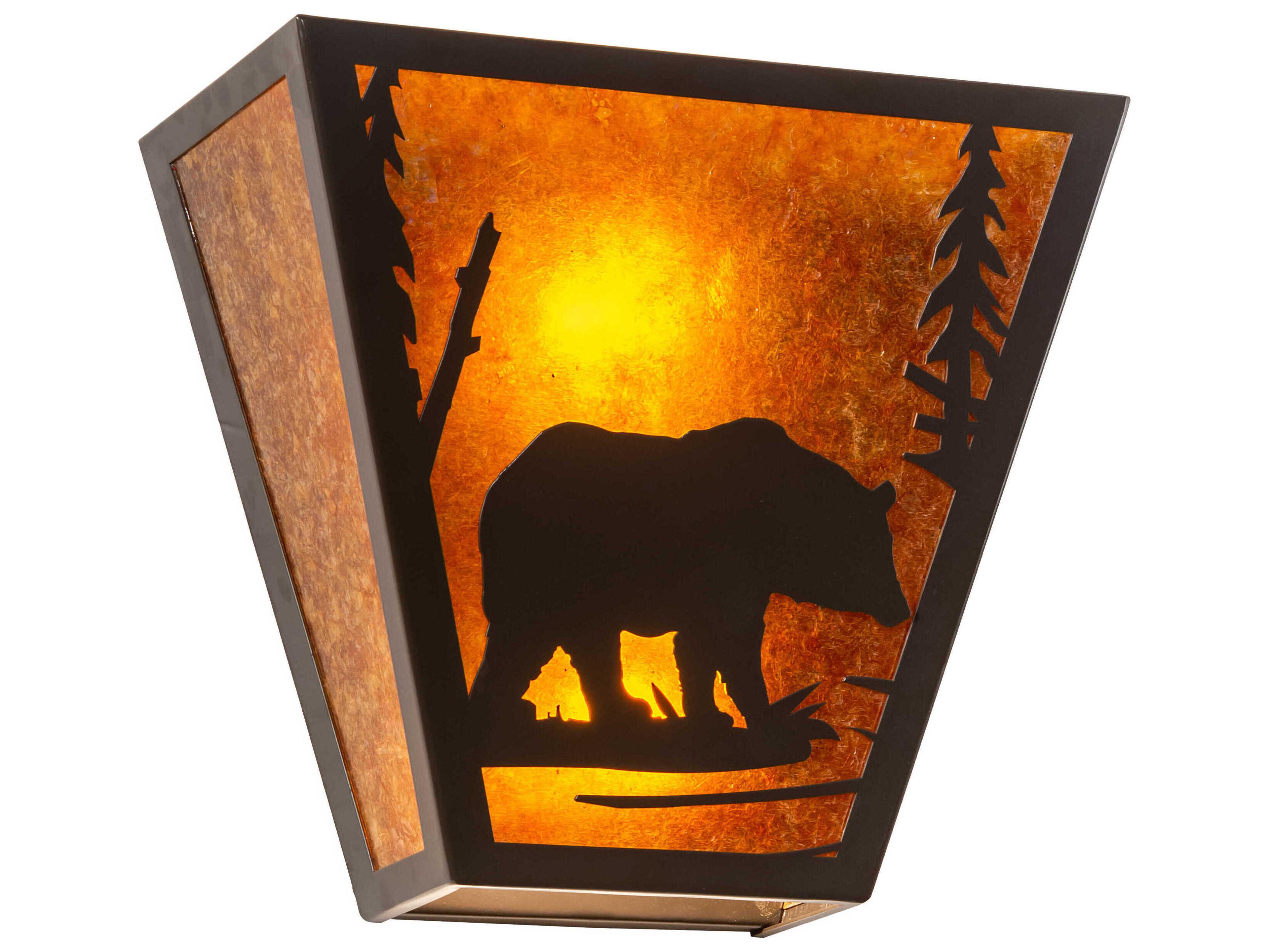 Meyda Bear Creek 2-Light Timeless Bronze Wall Sconce
