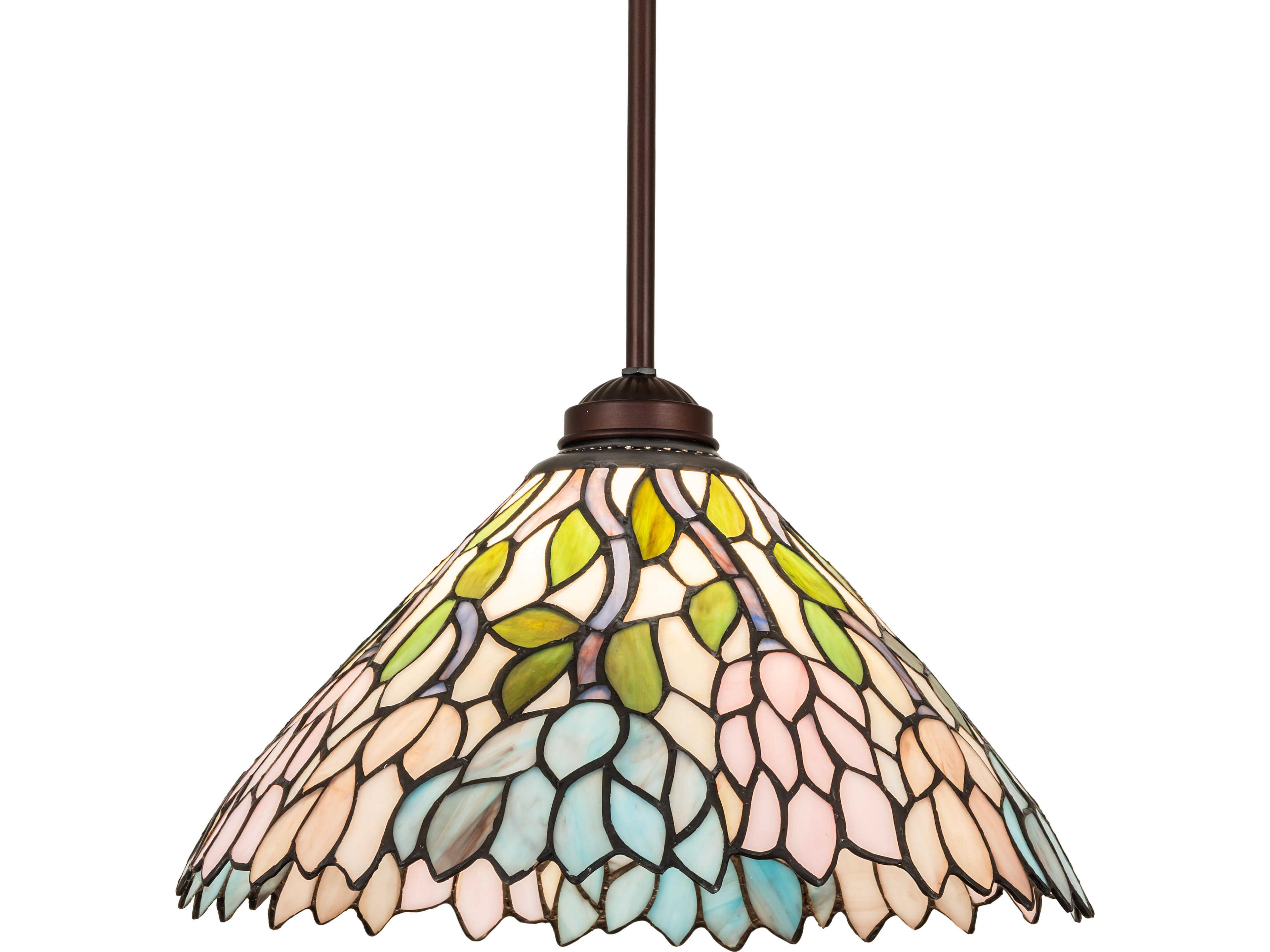 Meyda Wisteria 1-Light Blue Pendant