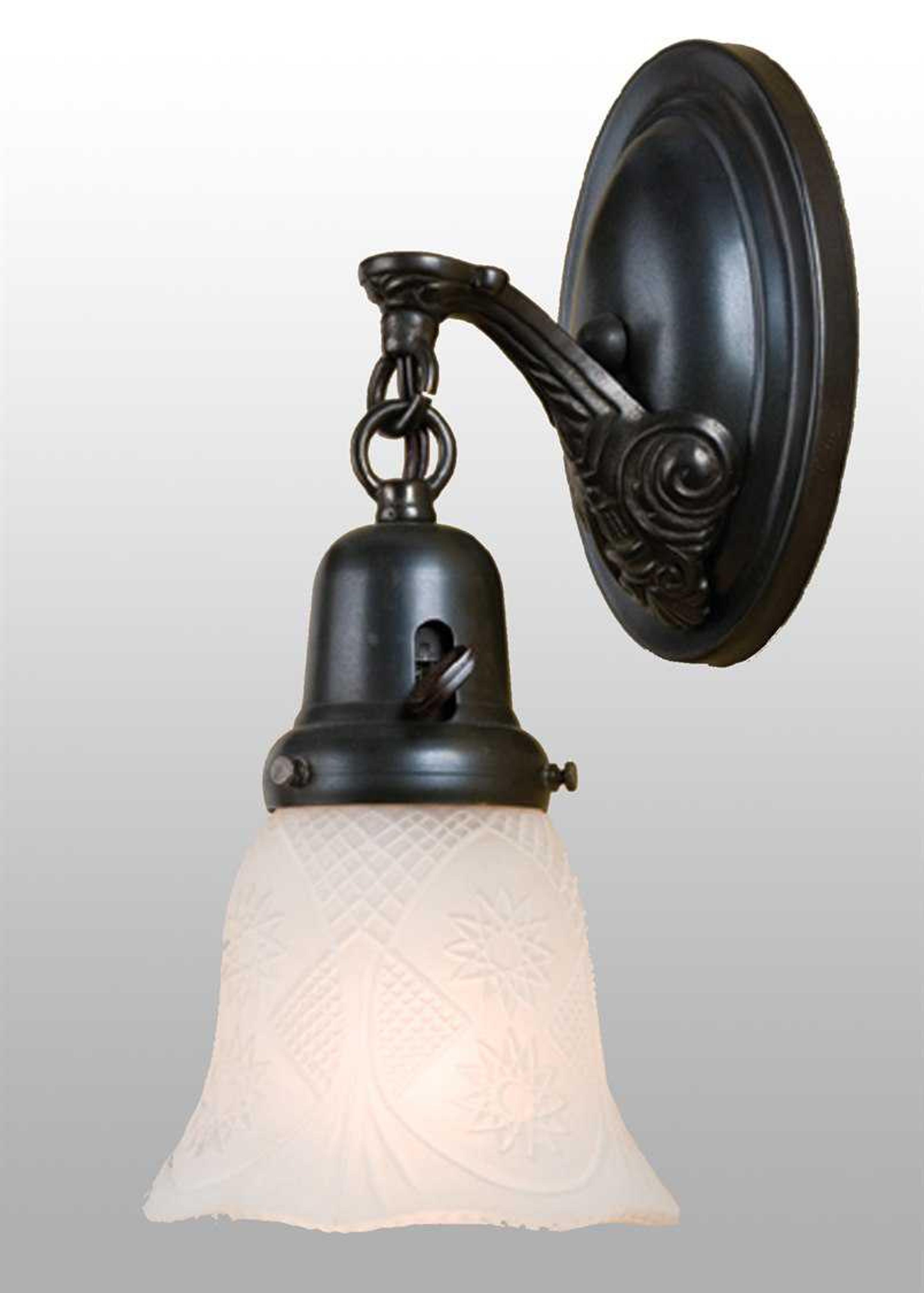 Meyda Mansfield 1-Light Brown Traditional Wall Sconce