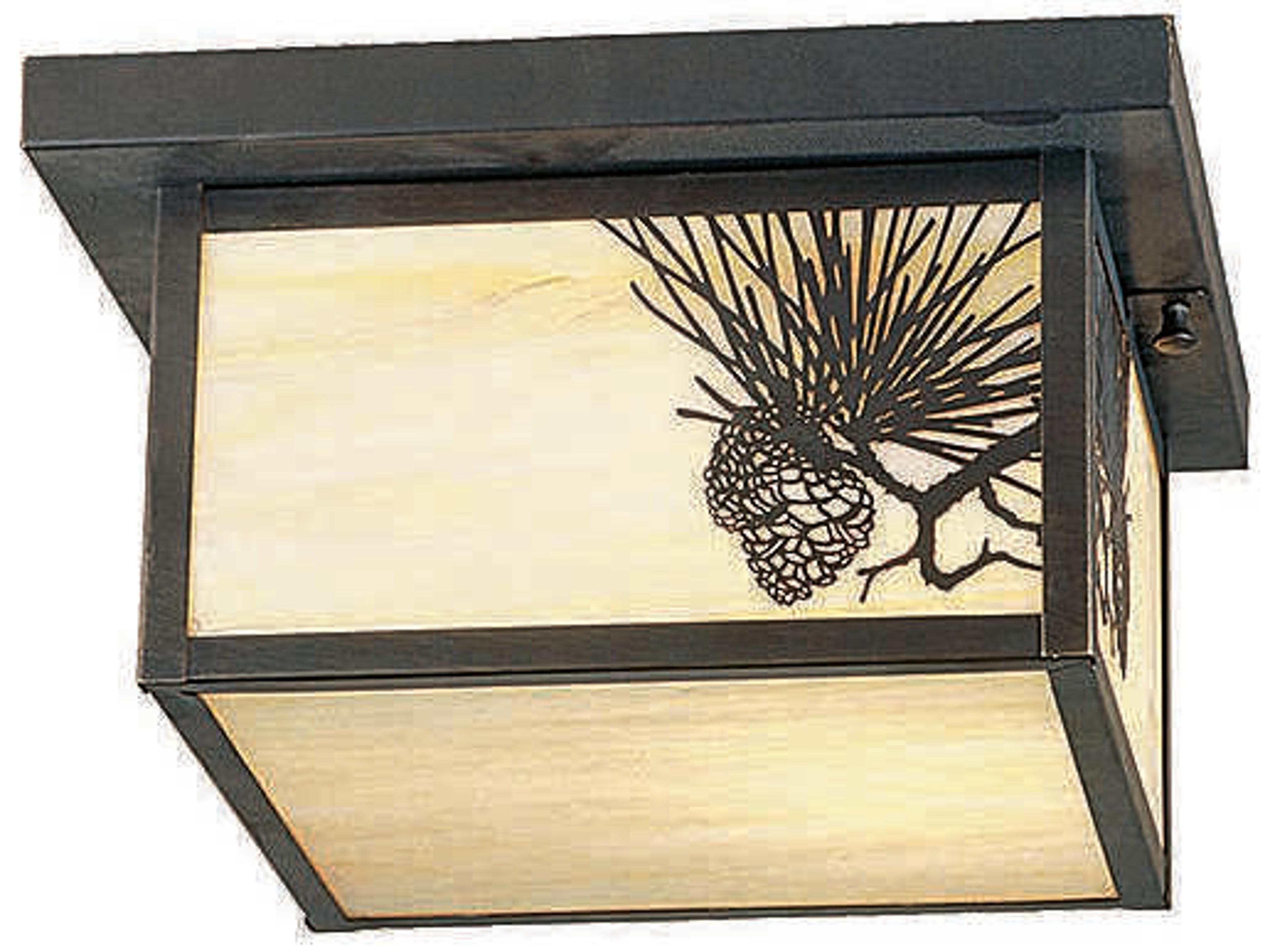 Hyde Park Winter Pine Outdoor Ceiling Light
