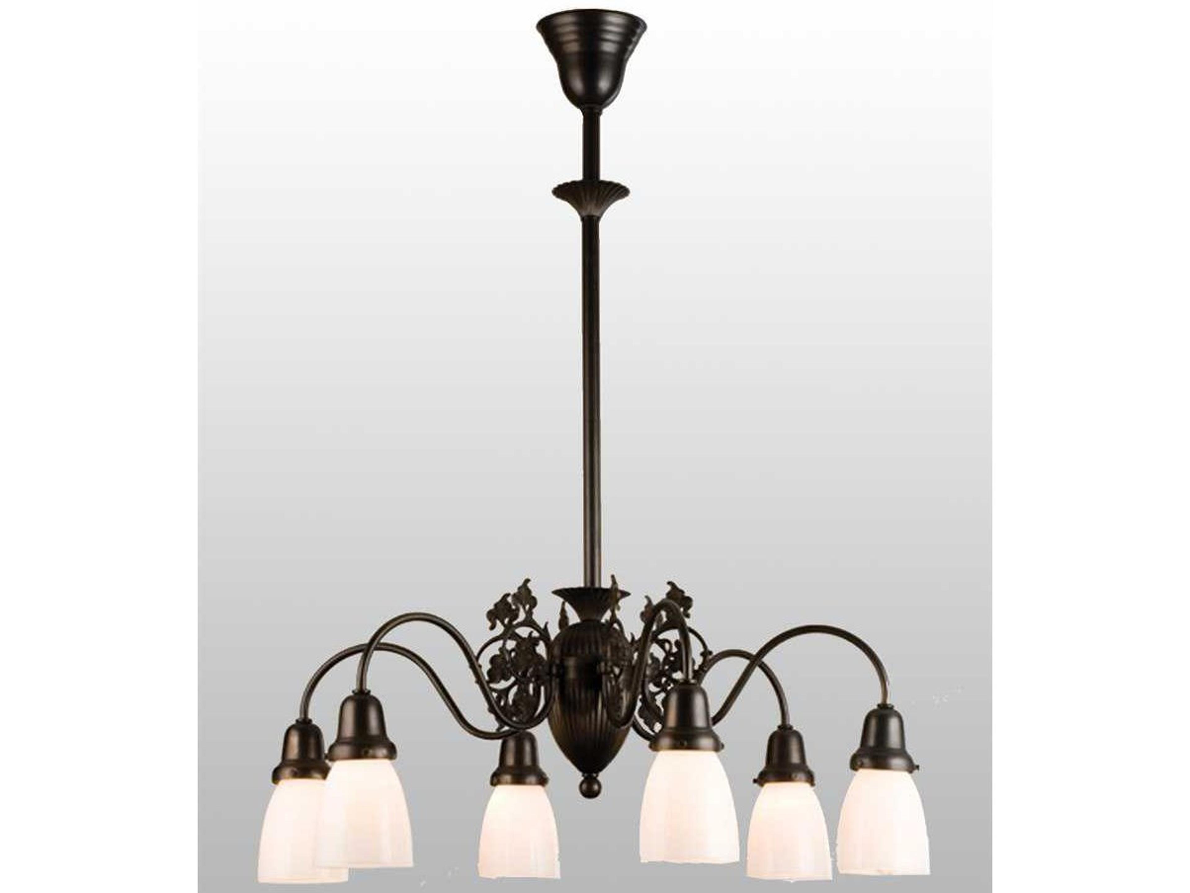 Meyda Binghamton 6-Light Brown Traditional Chandelier