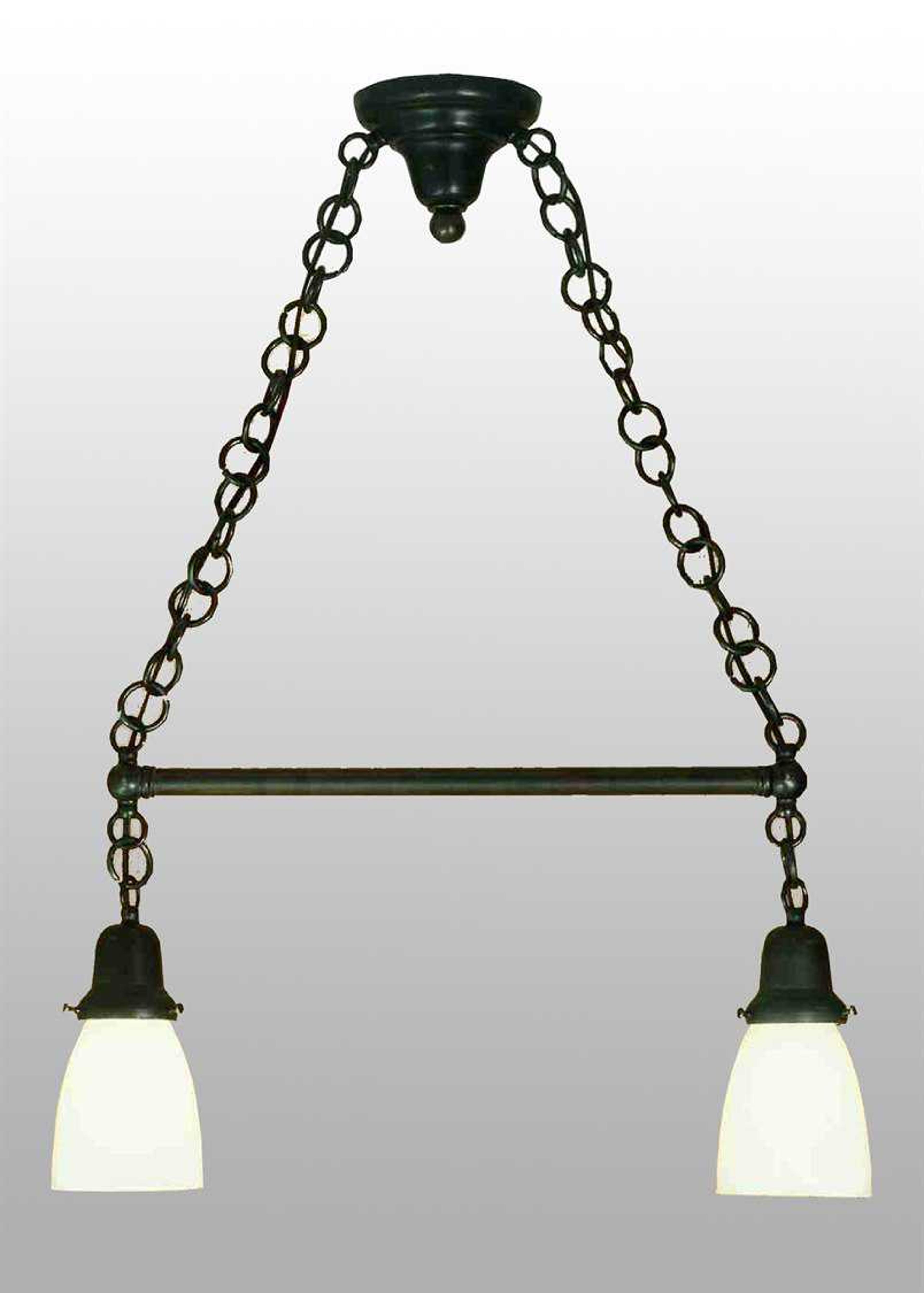 Meyda Revival Oyster Bay 2-Light Brown Traditional Linear Island Pendant