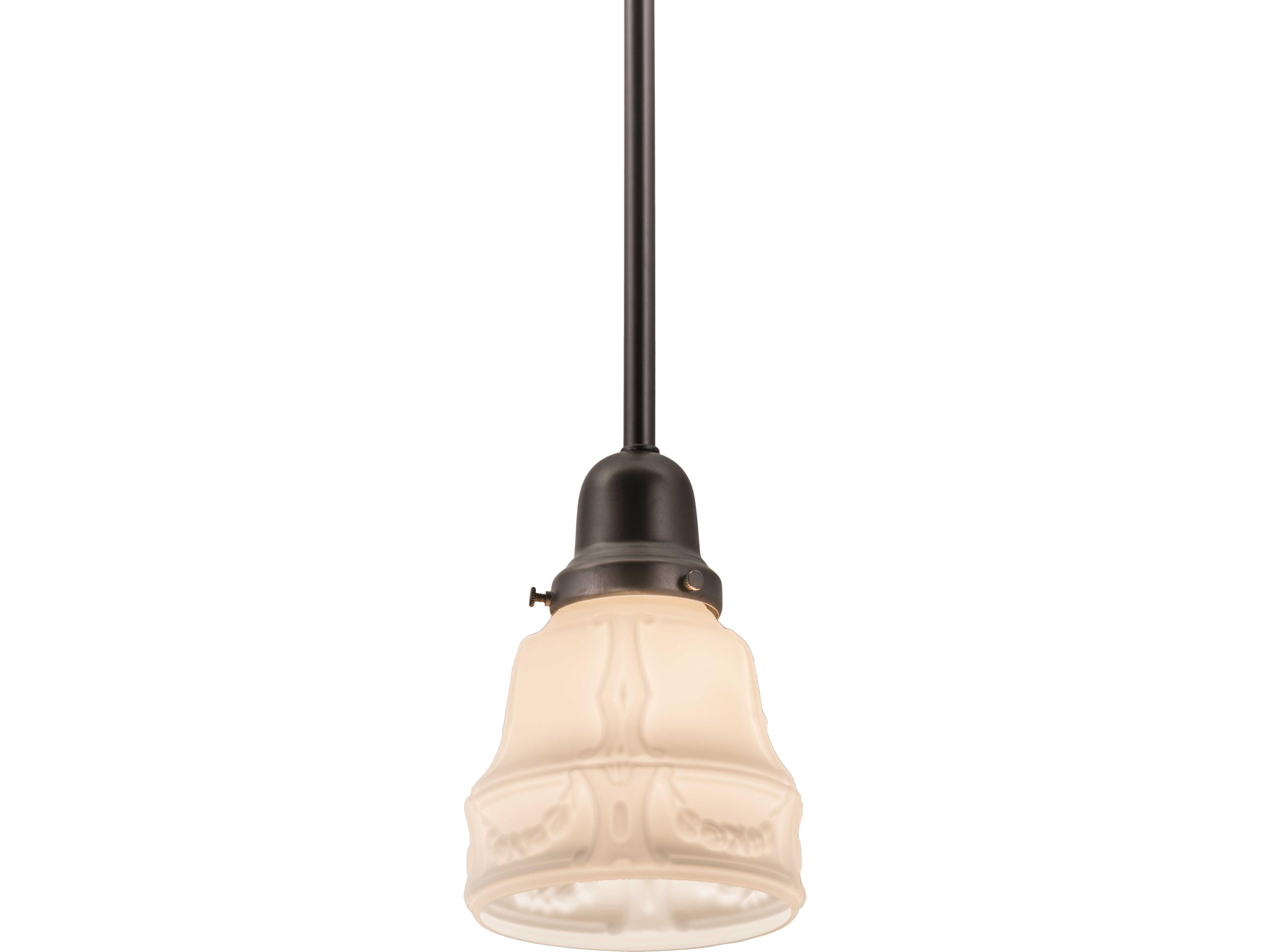 Meyda Revival Oyster Bay 1-Light Brown Traditional Mini Pendant