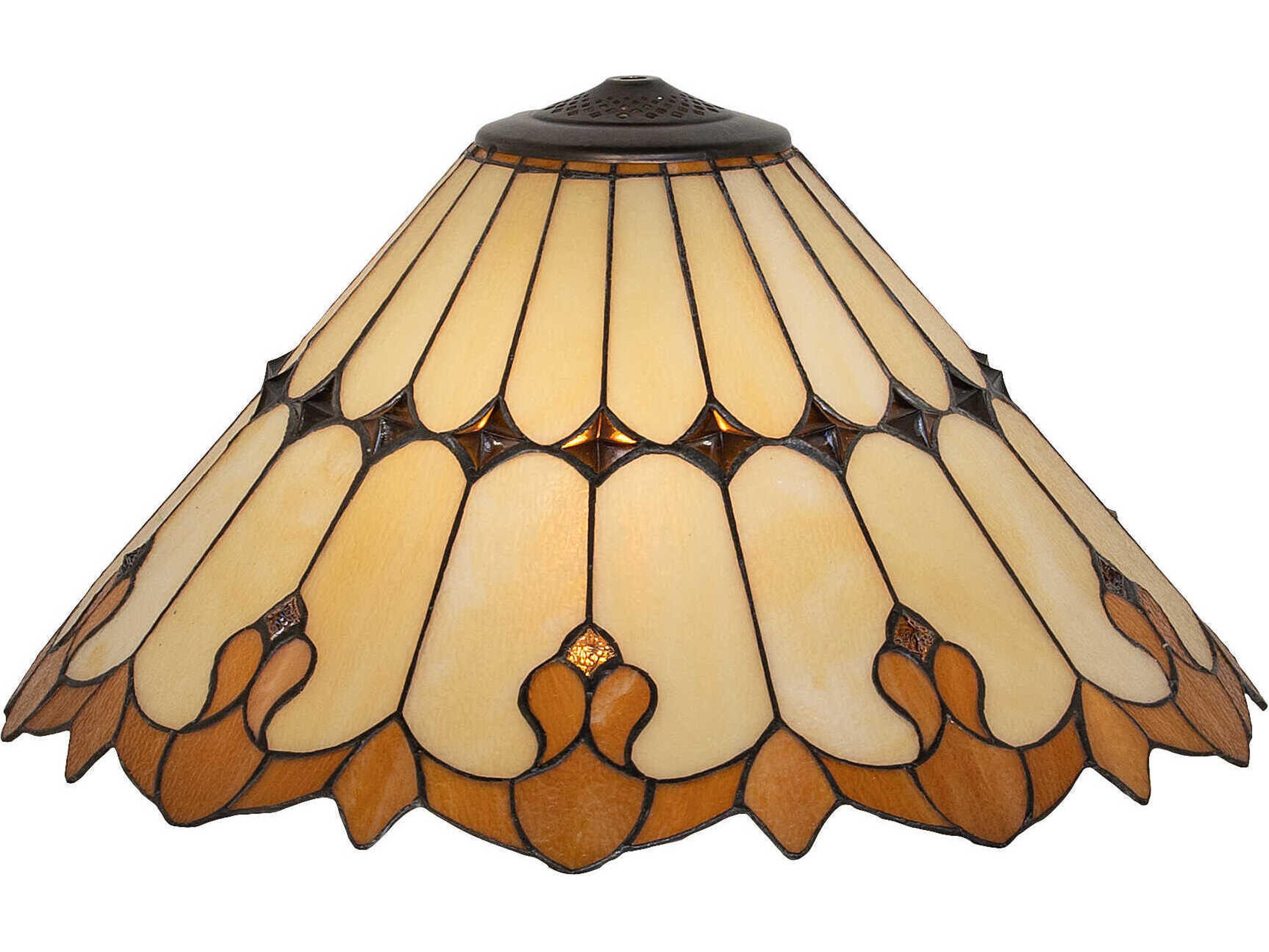 Meyda Nouveau Stained Glass 20" Shade