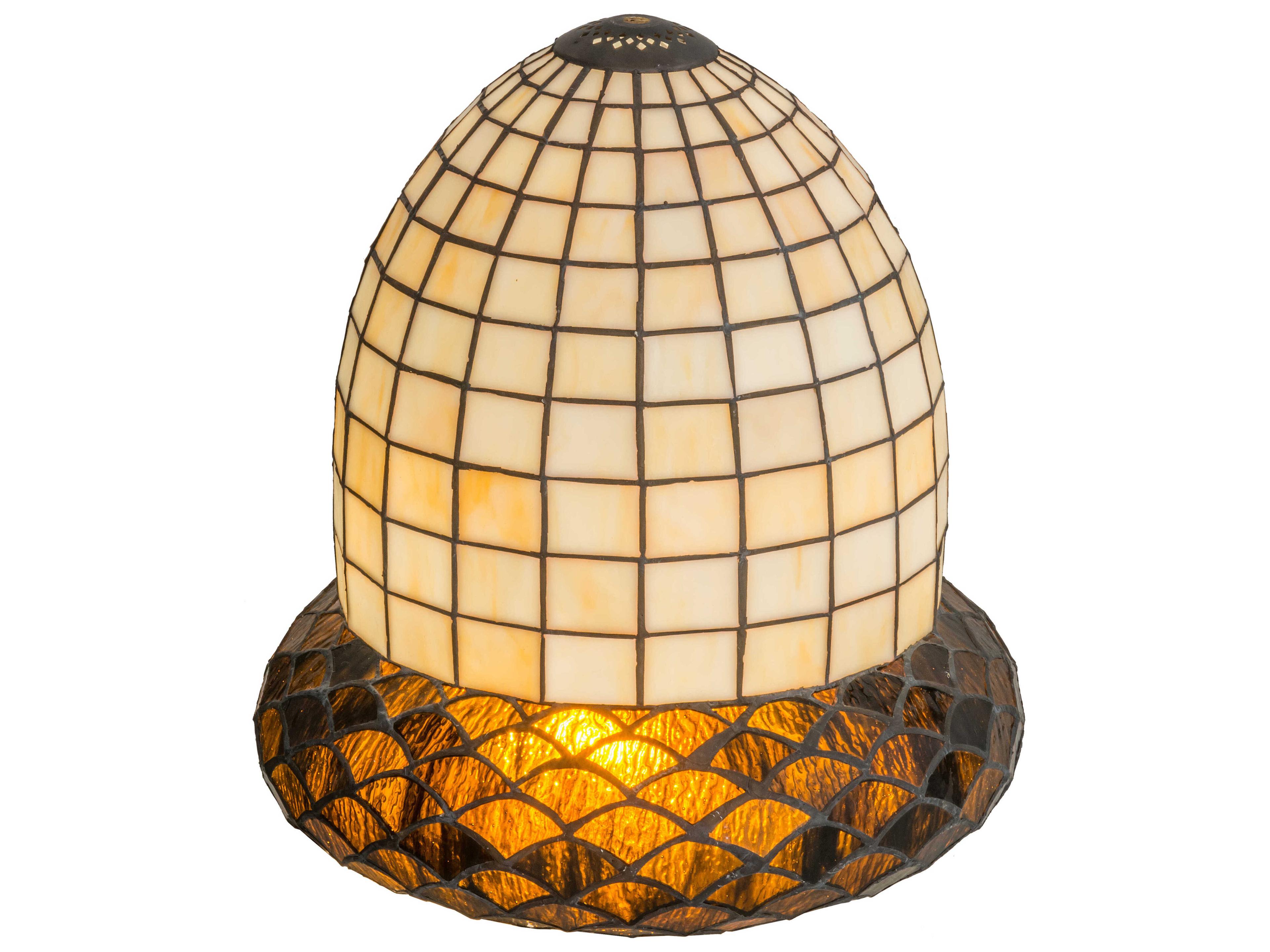 Meyda Acorn Autumn Beige Bark Brown Shade