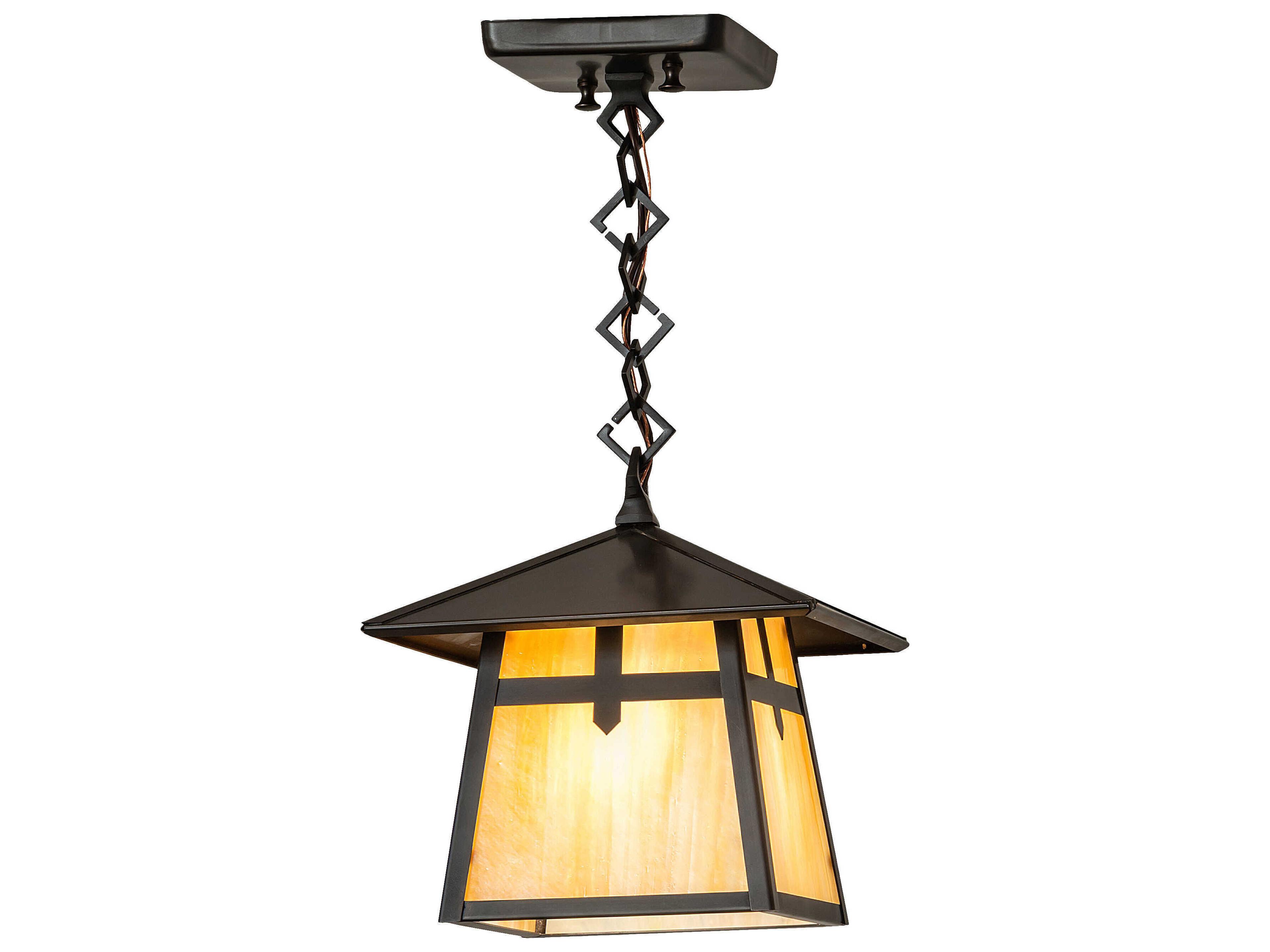 Meyda Stillwater Cross Mission 1 - Light Outdoor Hanging Light