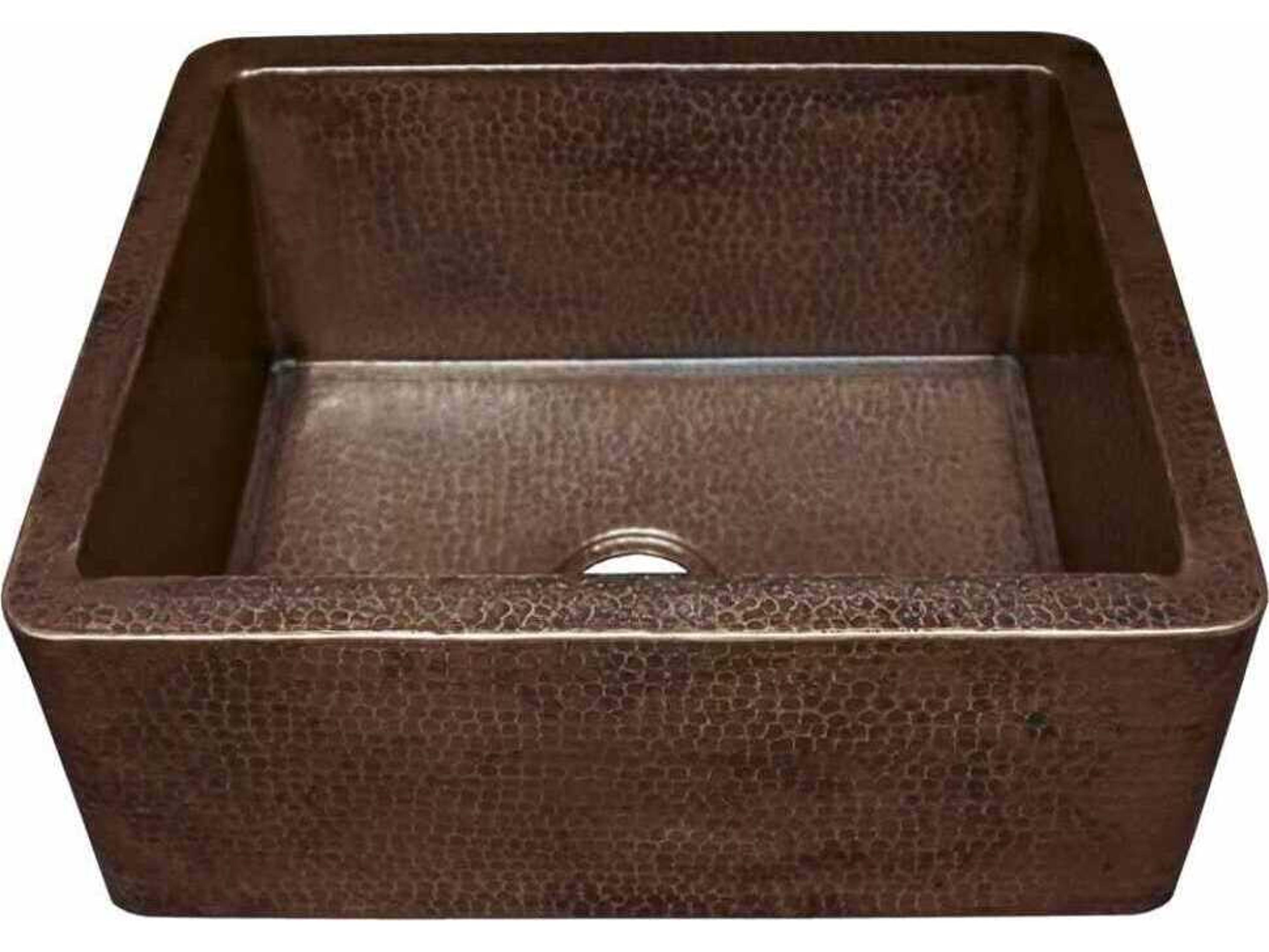 Native Trails Farmhouse Antique Copper Kitchen Sink