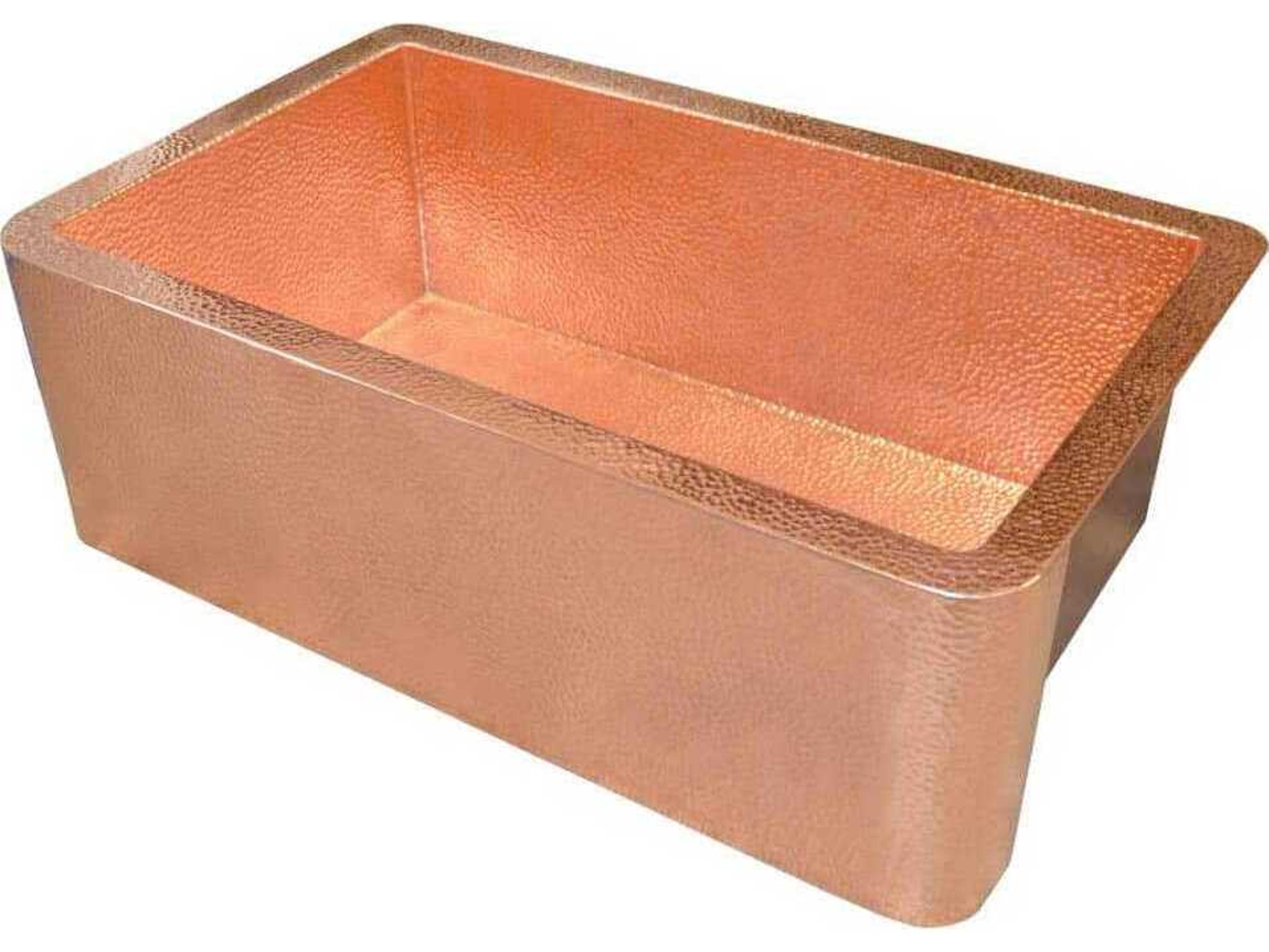 Native Trails Farmhouse Polished Copper Kitchen Sink