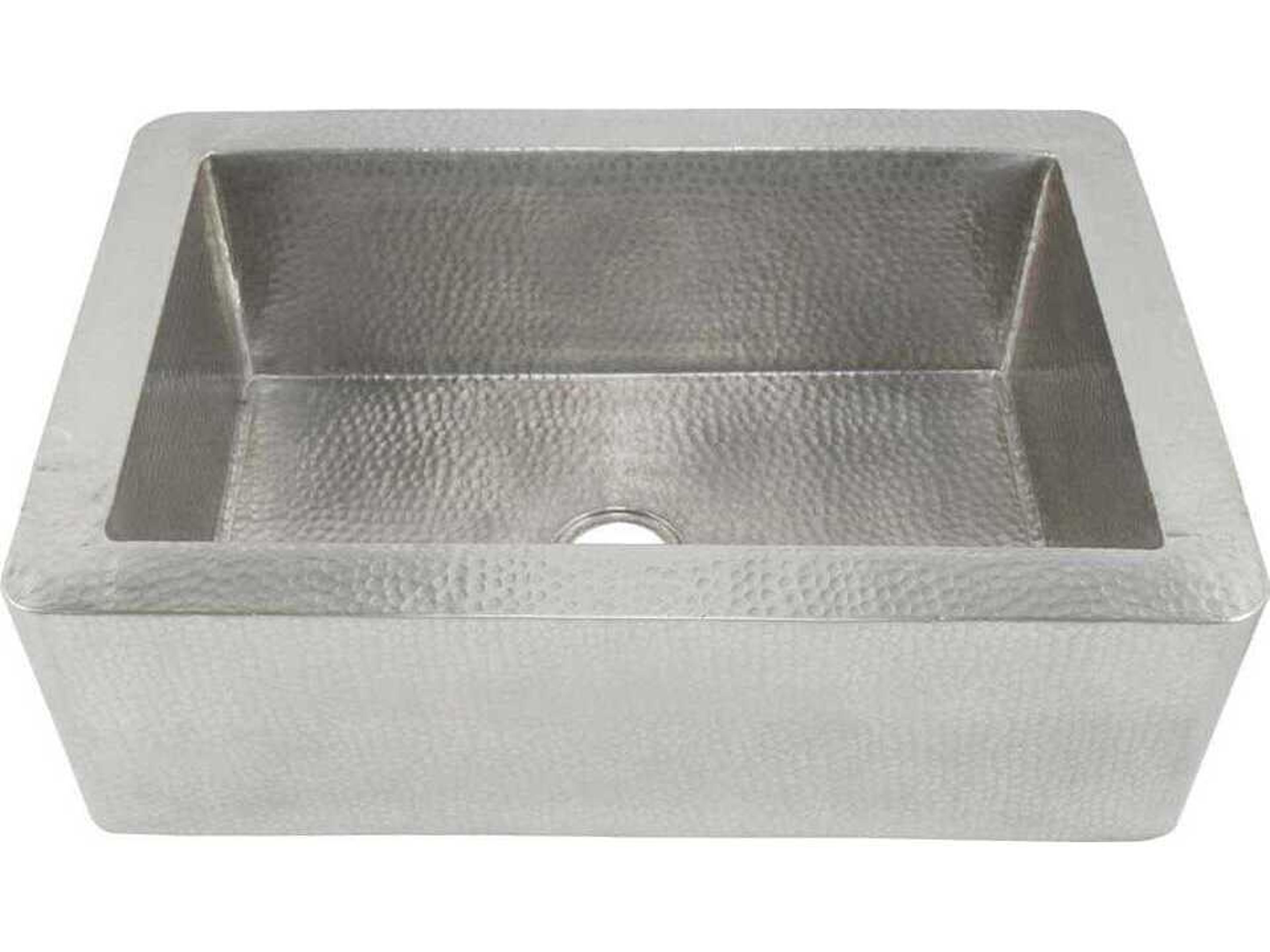 Native Trails Farmhouse Brushed Nickel Kitchen Sink