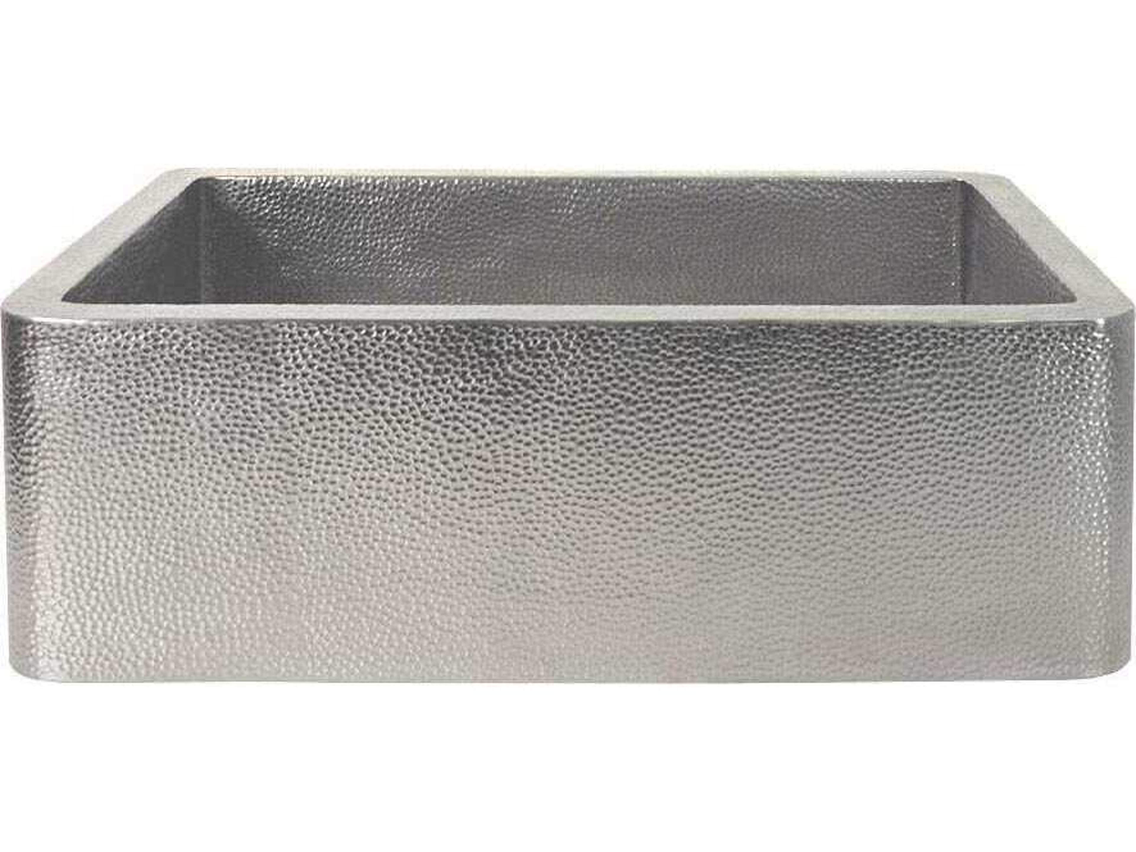 Native Trails Farmhouse Brushed Nickel Kitchen Sink