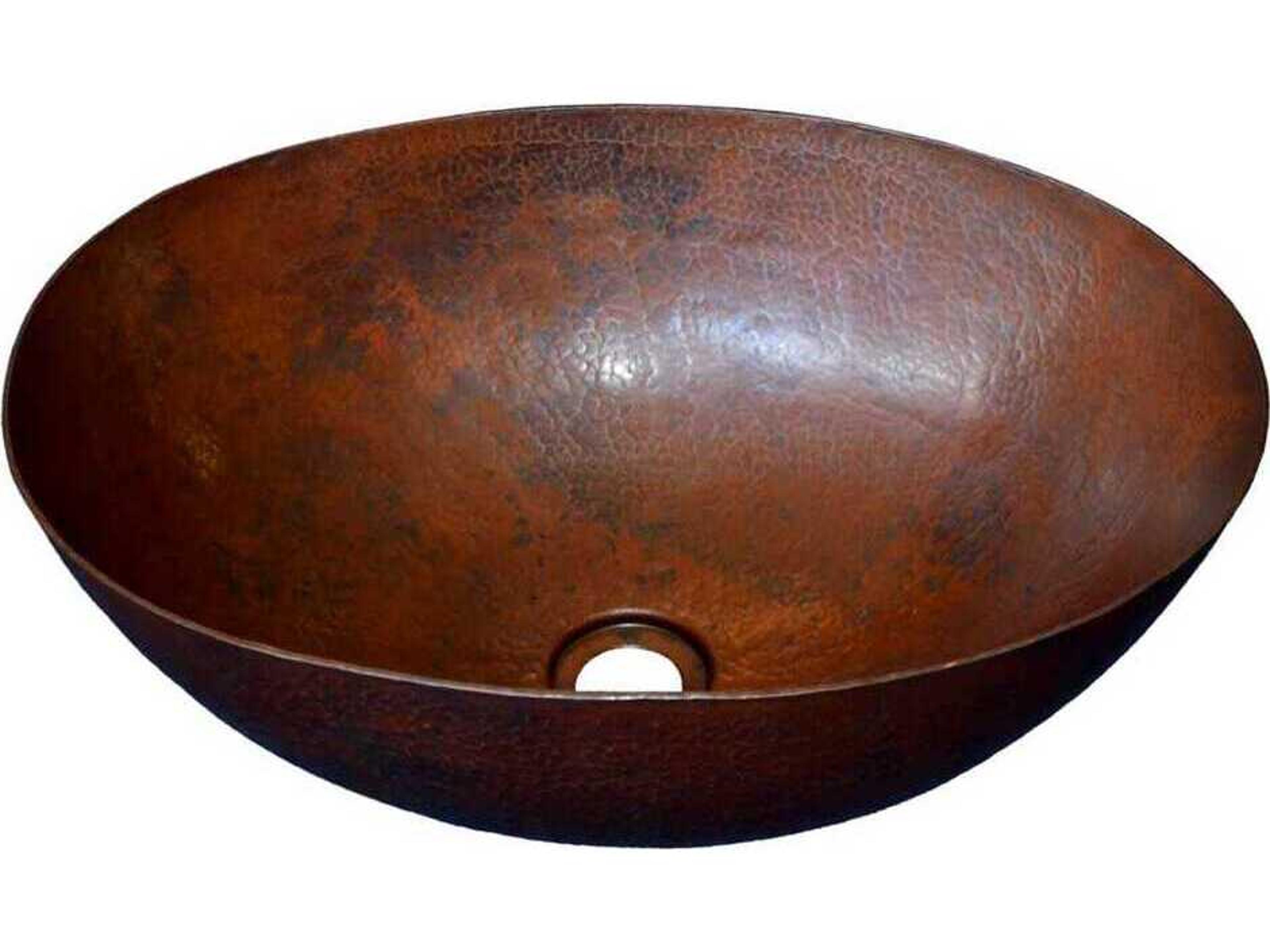 Native Trails Maestro Oval Antique Copper Bathroom Sink