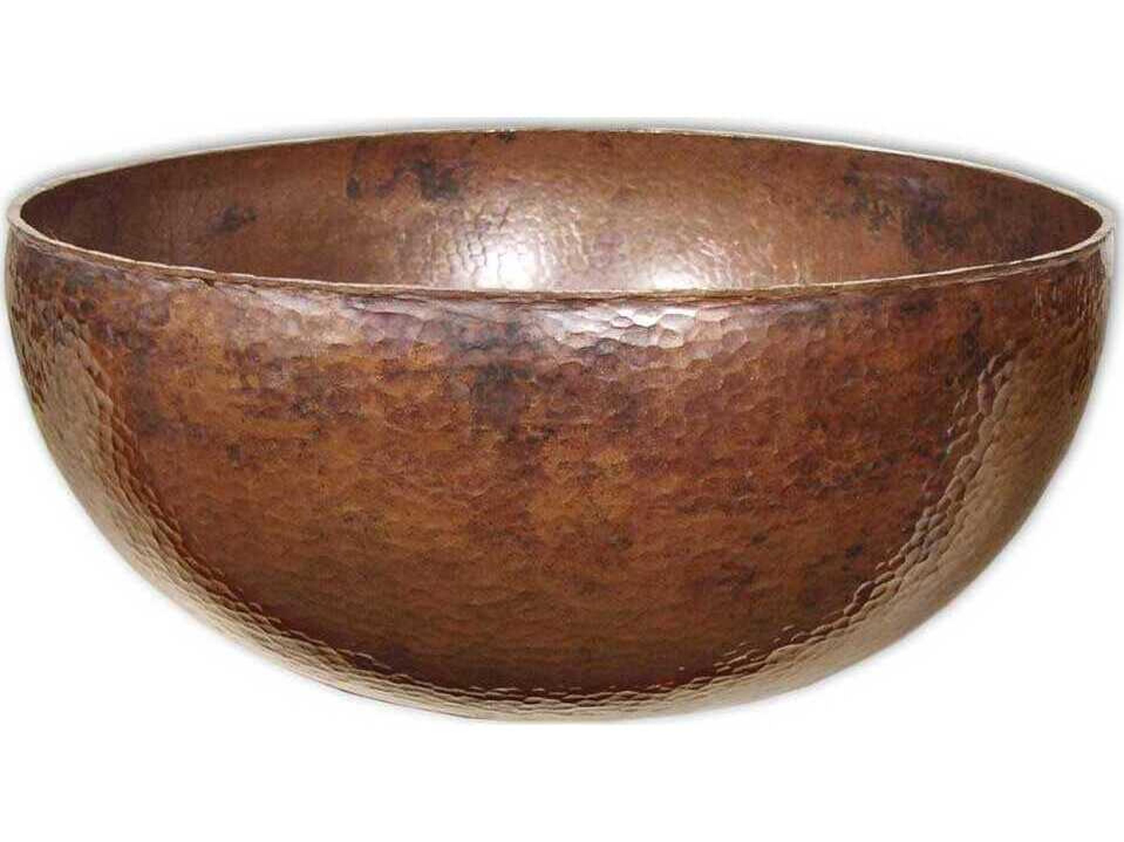 Native Trails Maestro Petit Tempered Copper Bathroom Sink