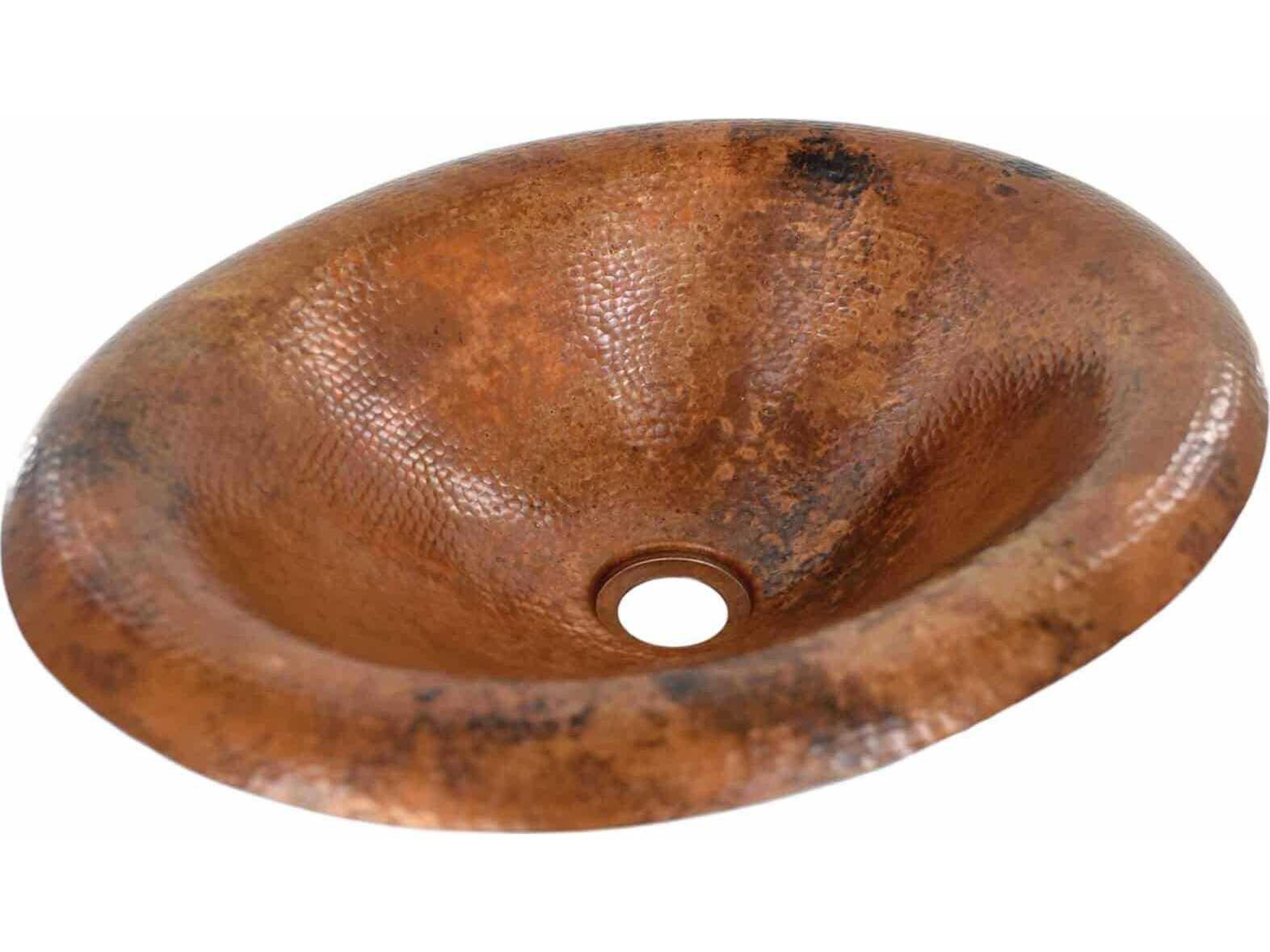 Native Trails Maestro Lotus Tempered Copper Bathroom Sink