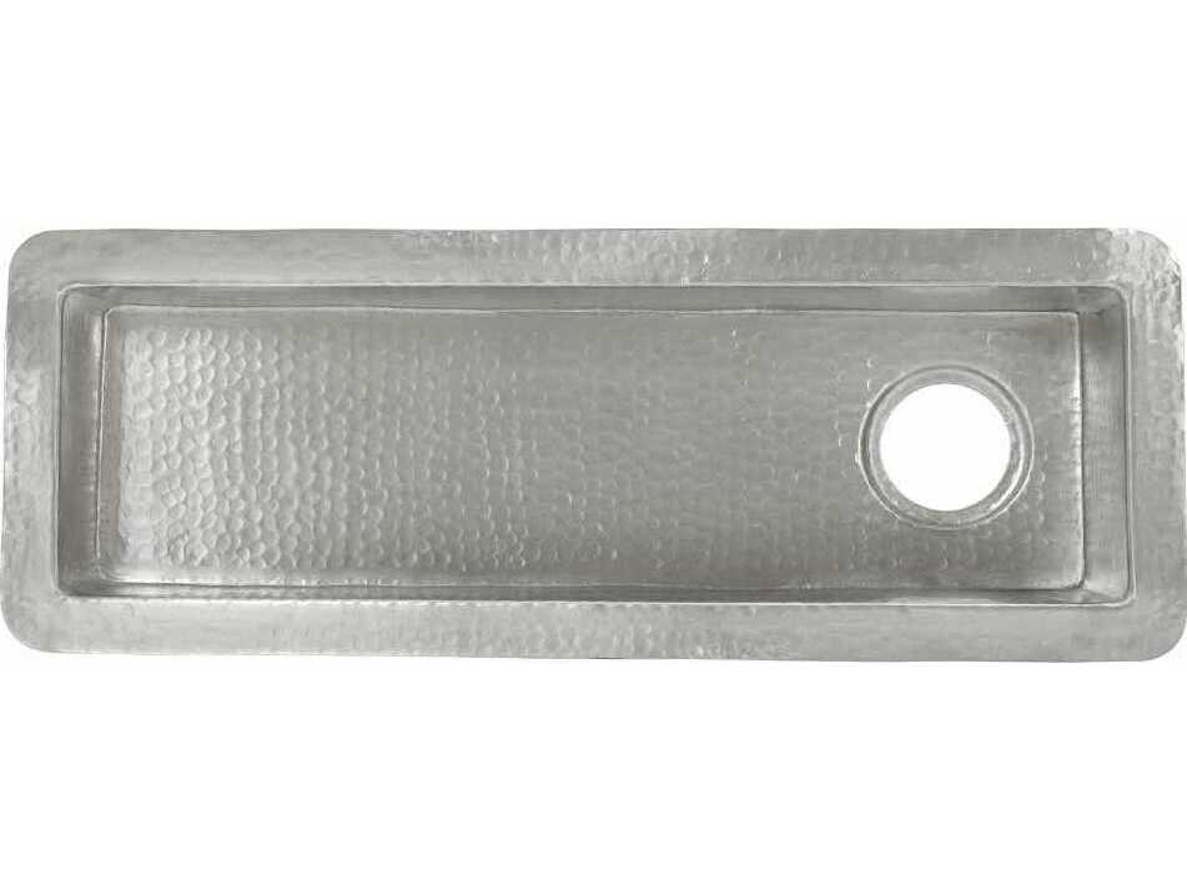 Native Trails Rio Chico Brushed Nickel Prep Sink