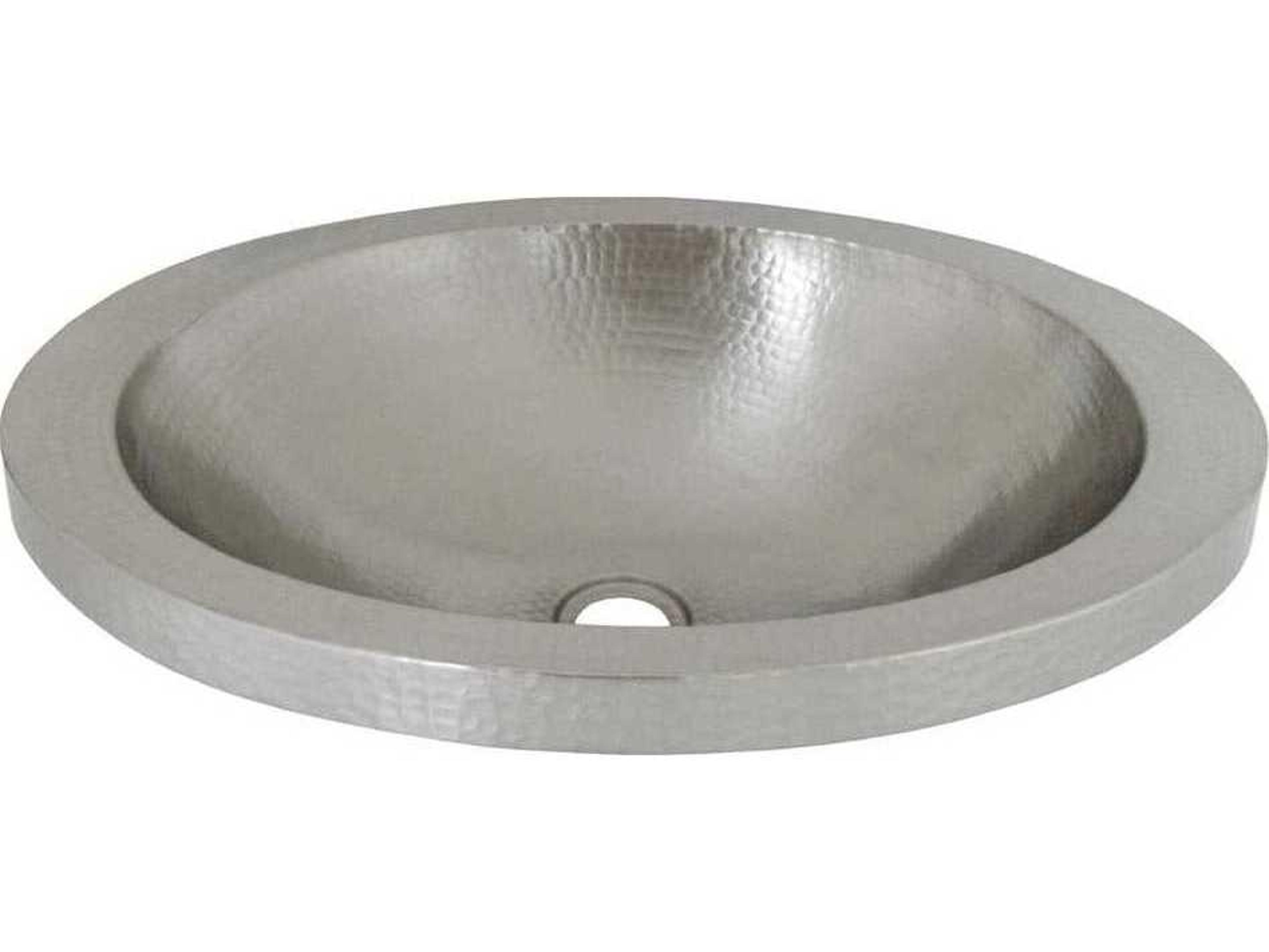 Native Trails Hibiscus Brushed Nickel Bathroom Sink