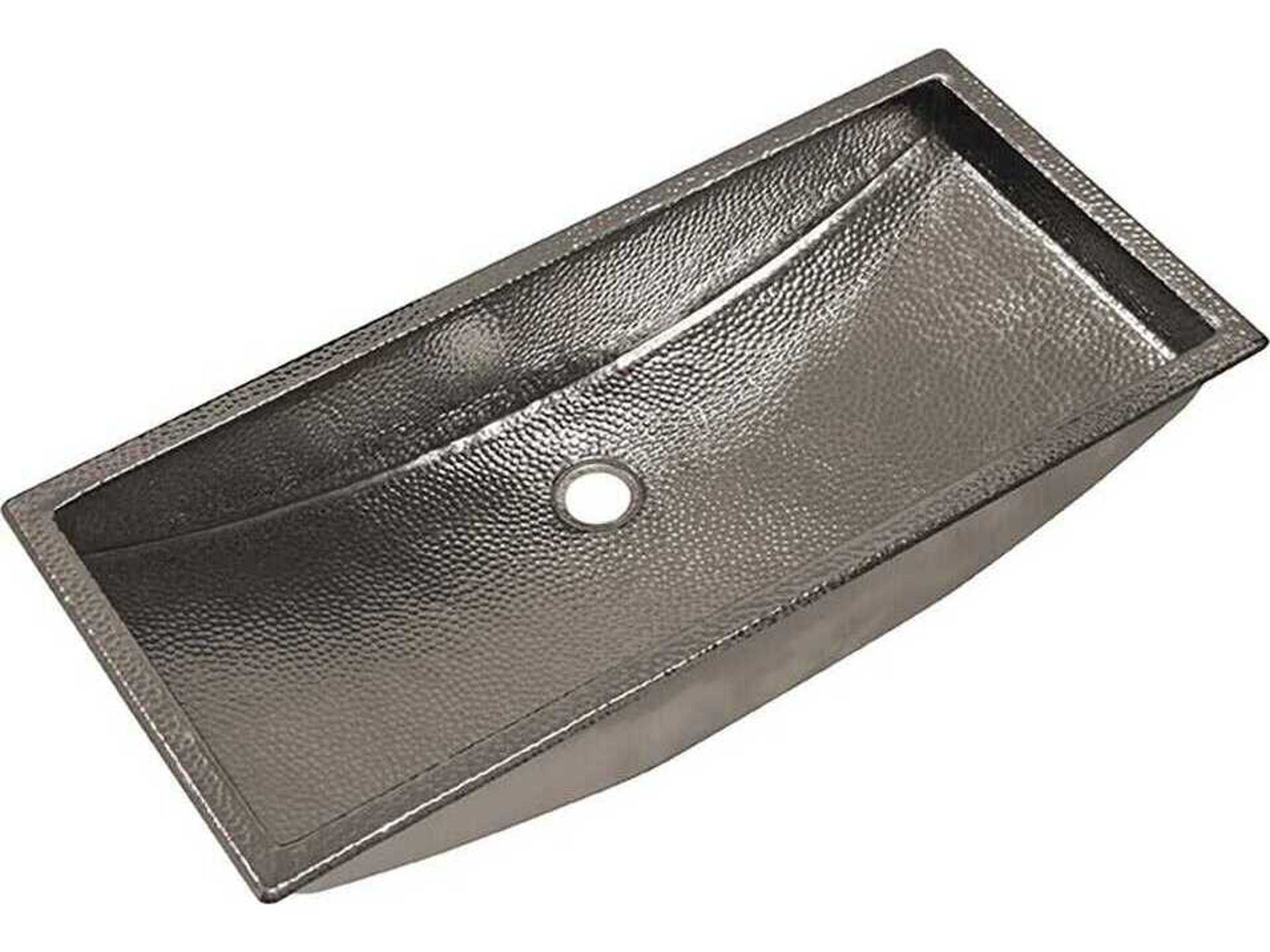 Native Trails Trough Polished Nickel Bathroom Sink