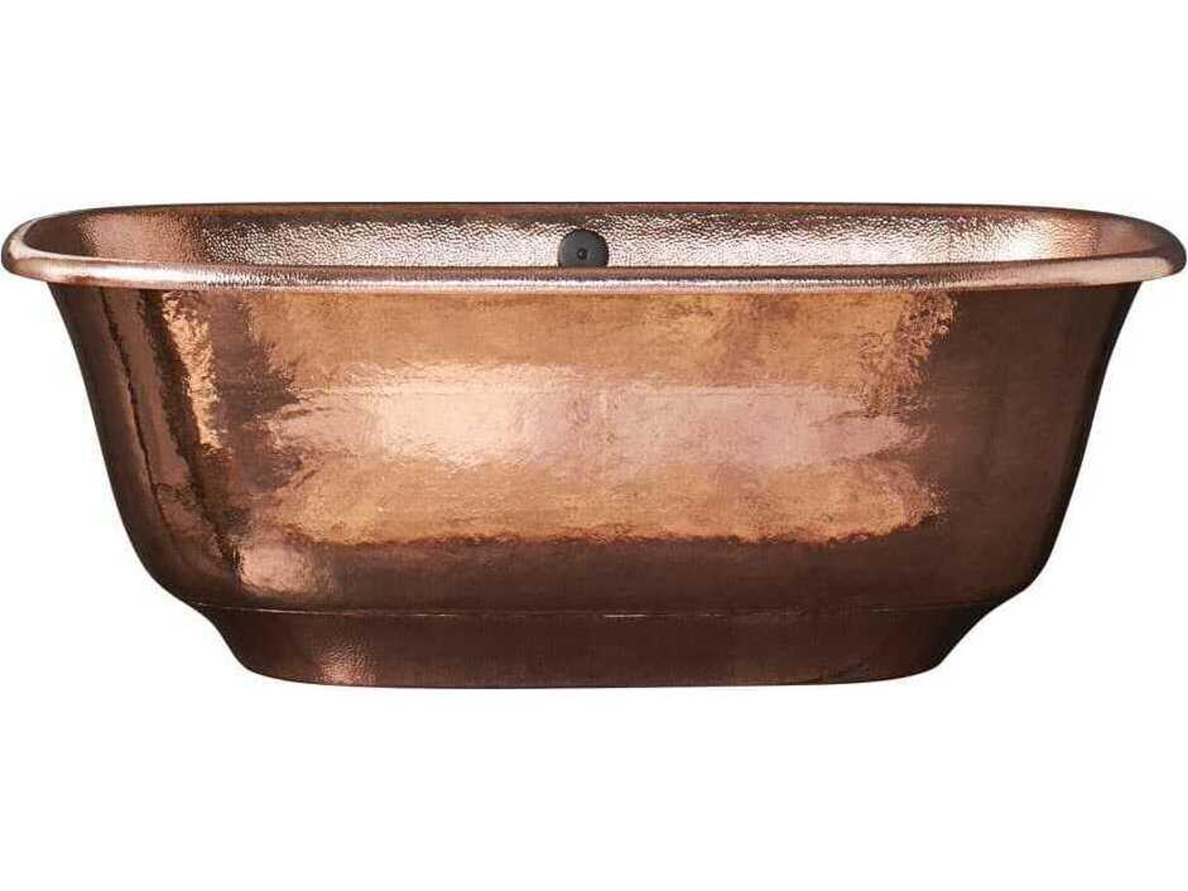 Native Trails Santorini Polished Copper Bathtub