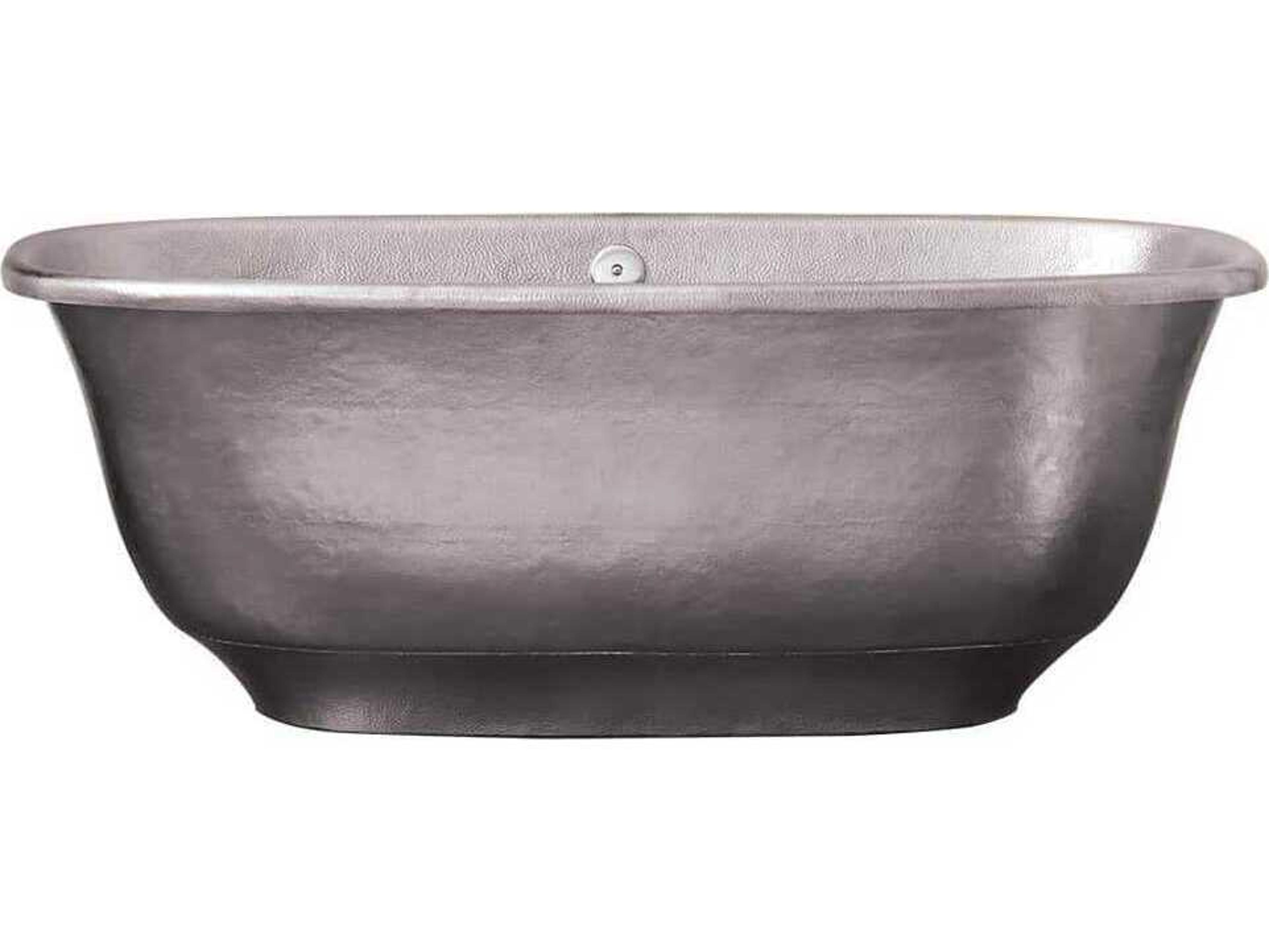 Native Trails Santorini Brushed Nickel Bathtub