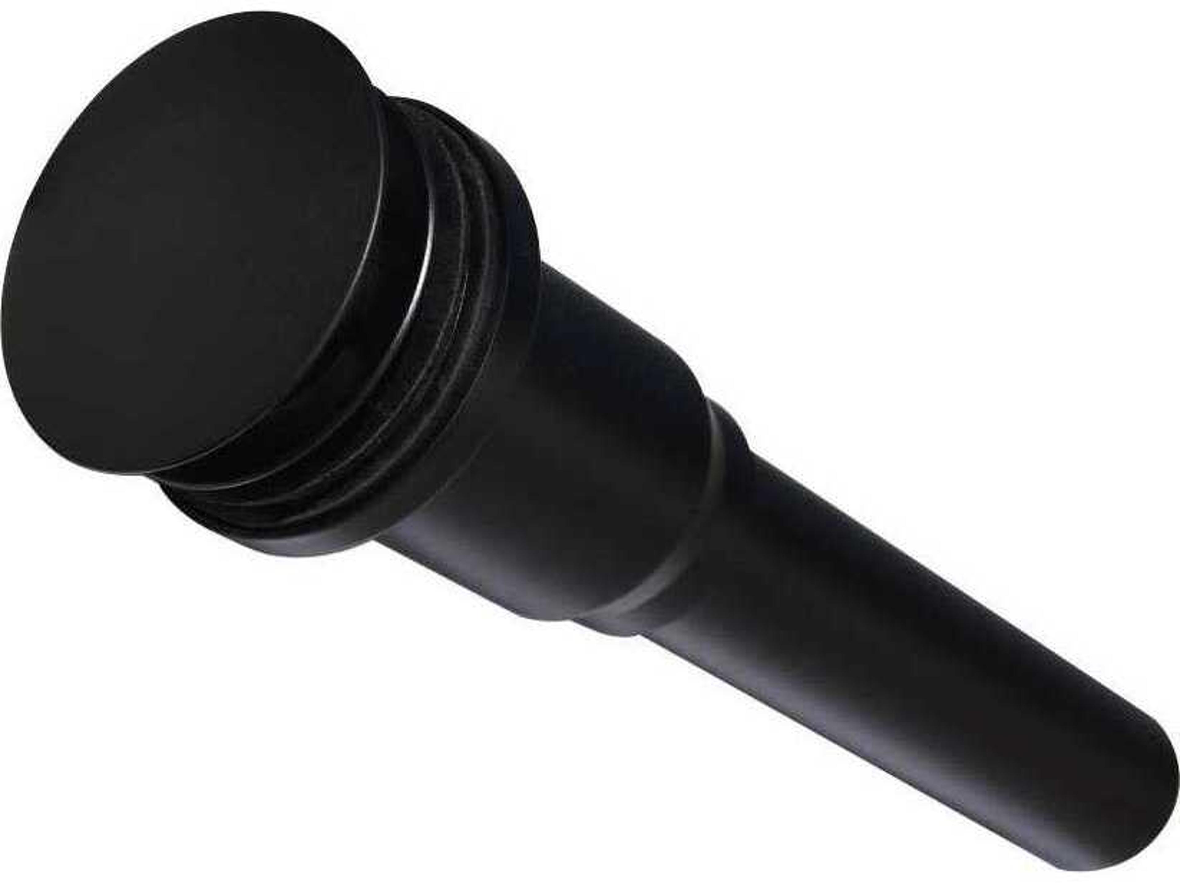 Native Trails Matte Black 1.5" Dome Drain