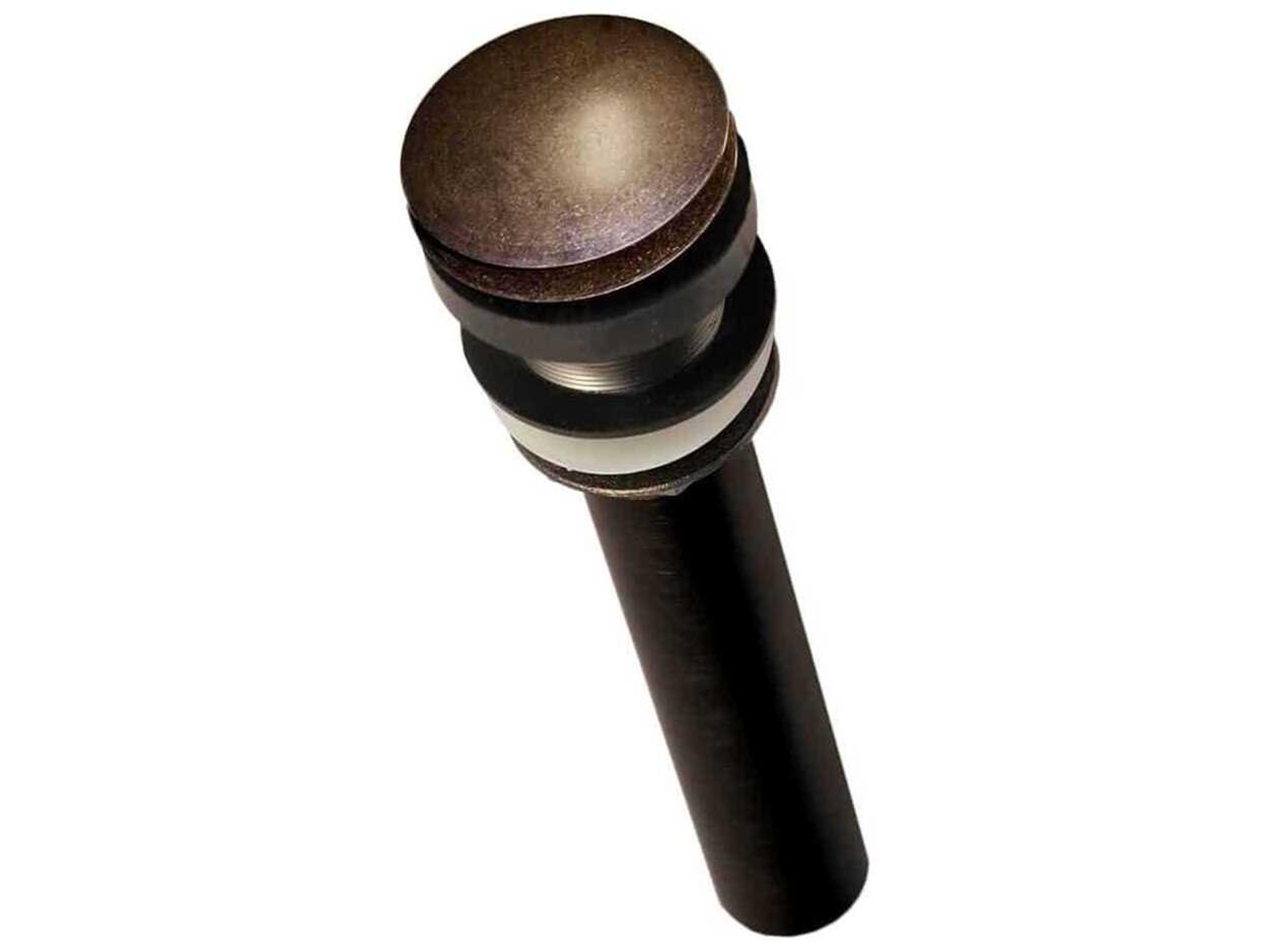 Native Trails Weathered Copper 1.5" Push to Seal Dome Drain