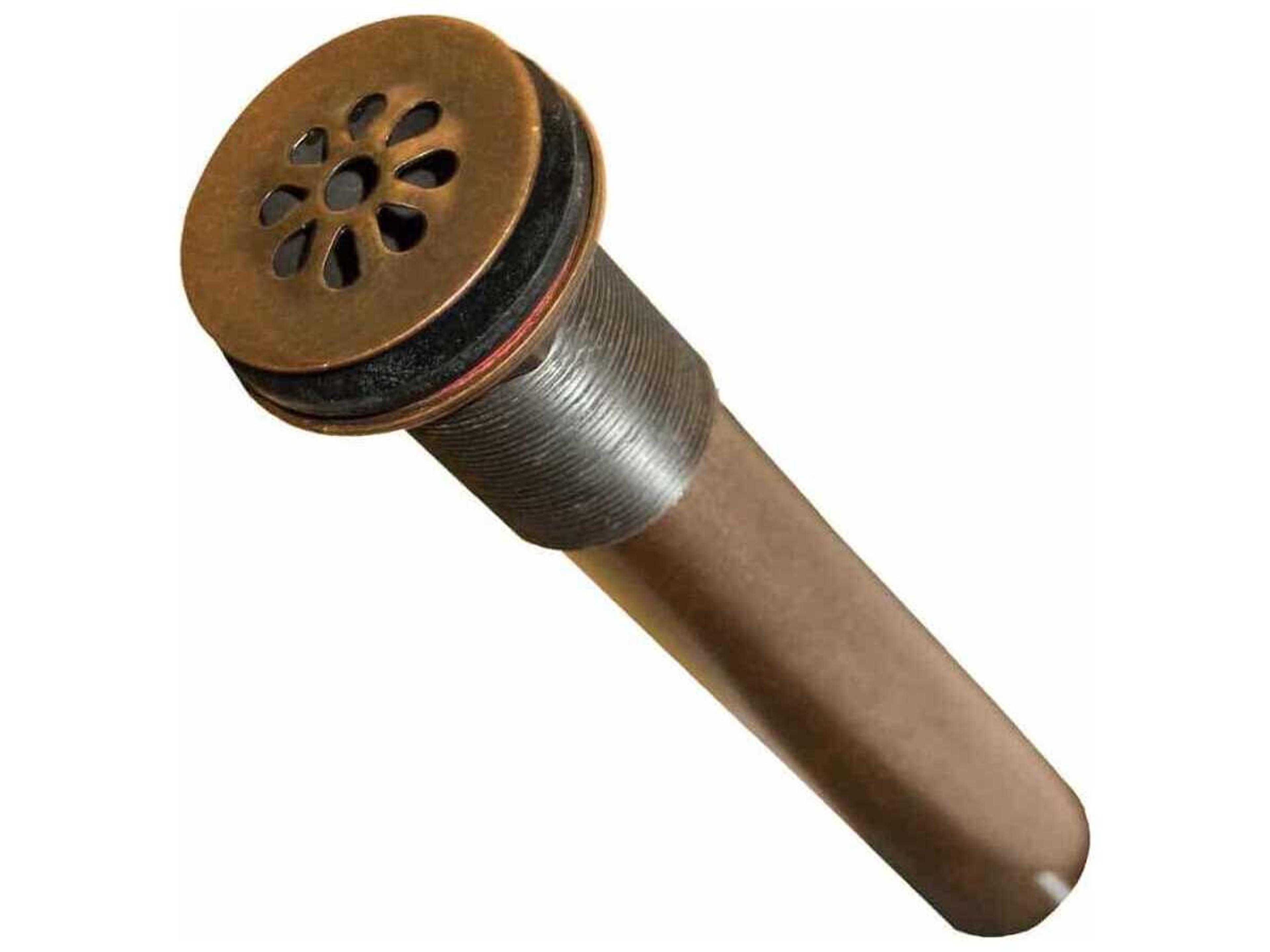 Native Trails Weathered Copper 1.5" Teardrop Drain