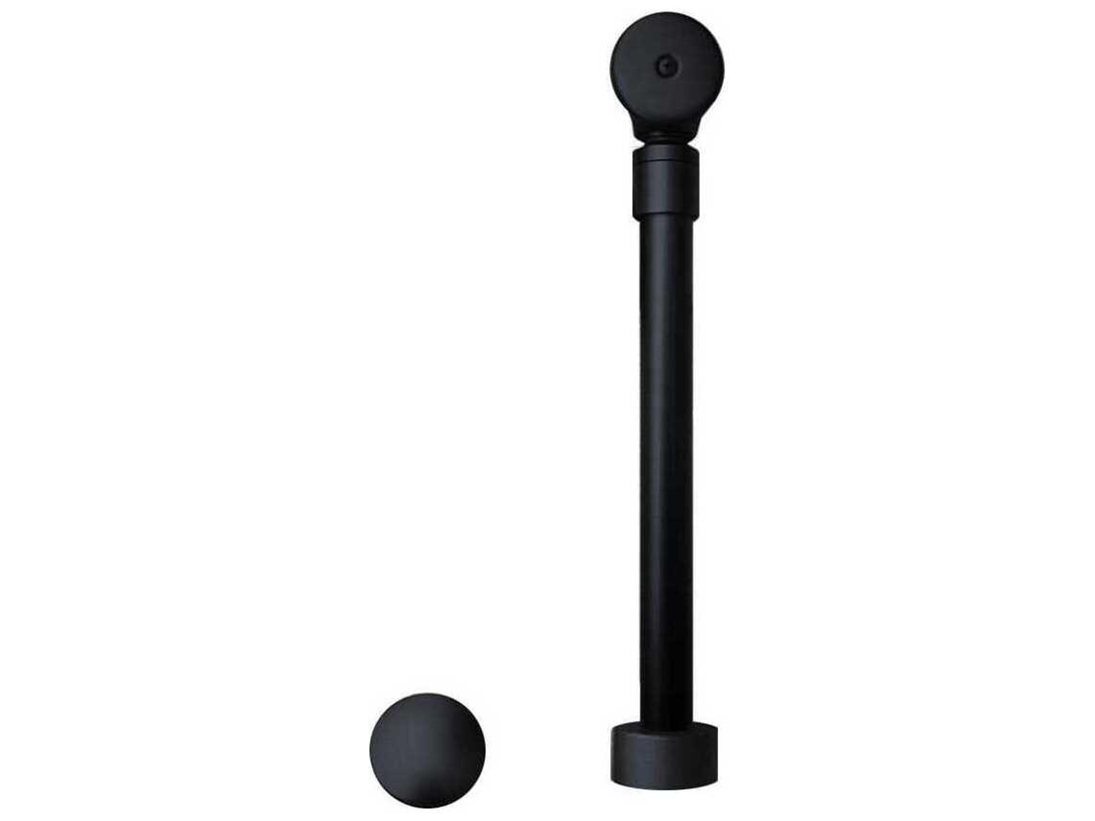 Matte Black Push to Seal Bath Waste & Overflow