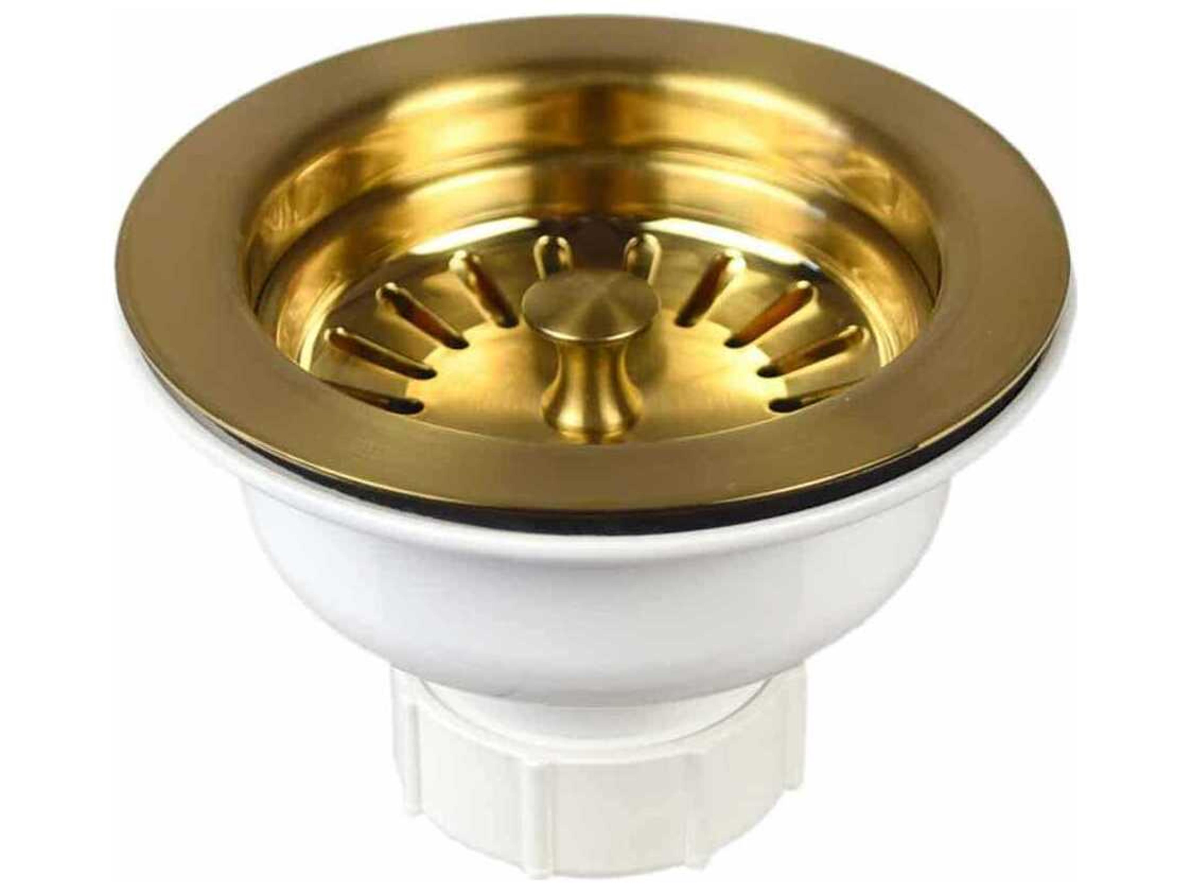 Native Trails Brushed Gold 3.5" Basket Strainer