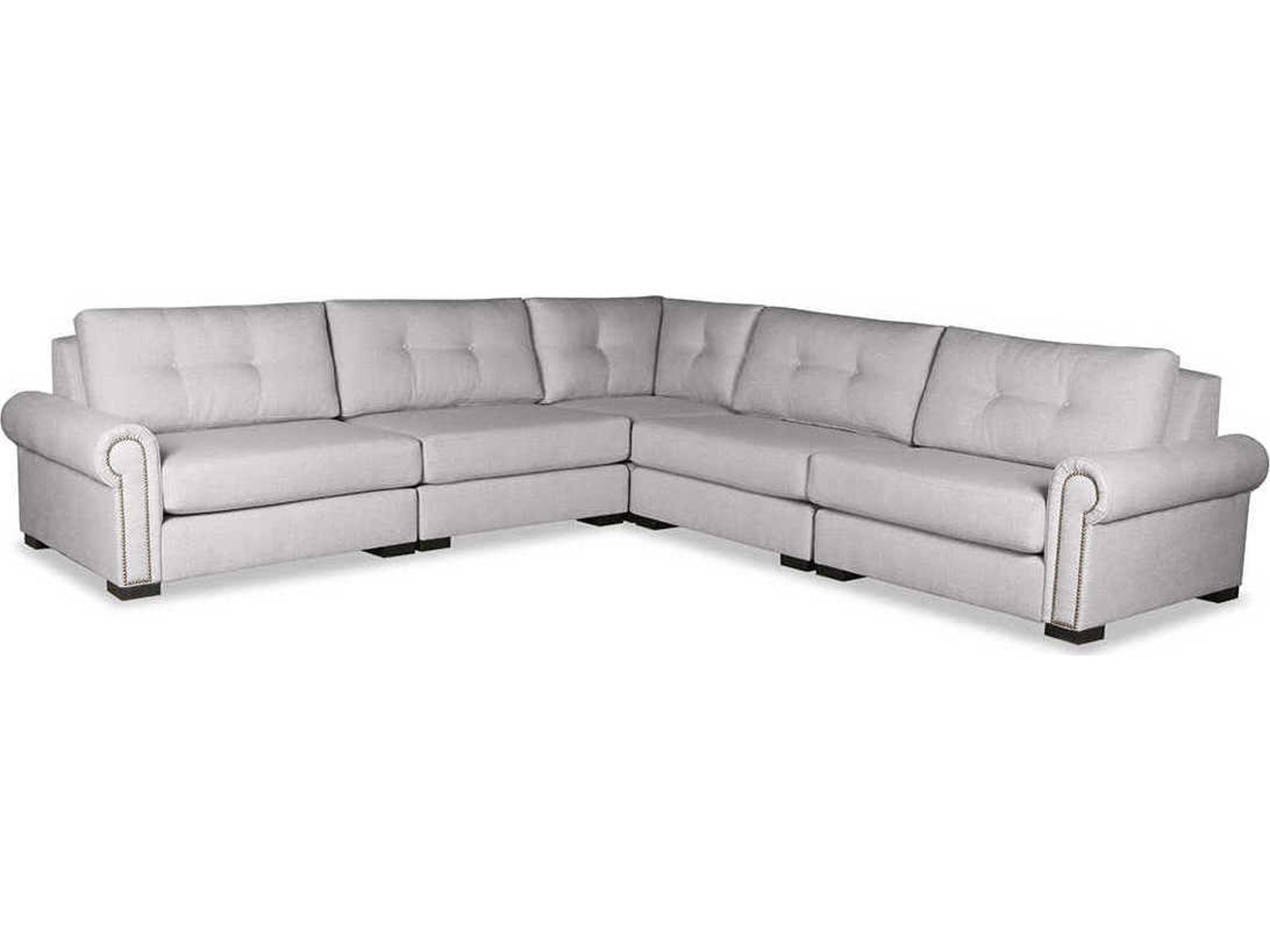 Nativa Interiors Sylviane Buttoned 5 - Pieces Upholstered Sectional Sofa