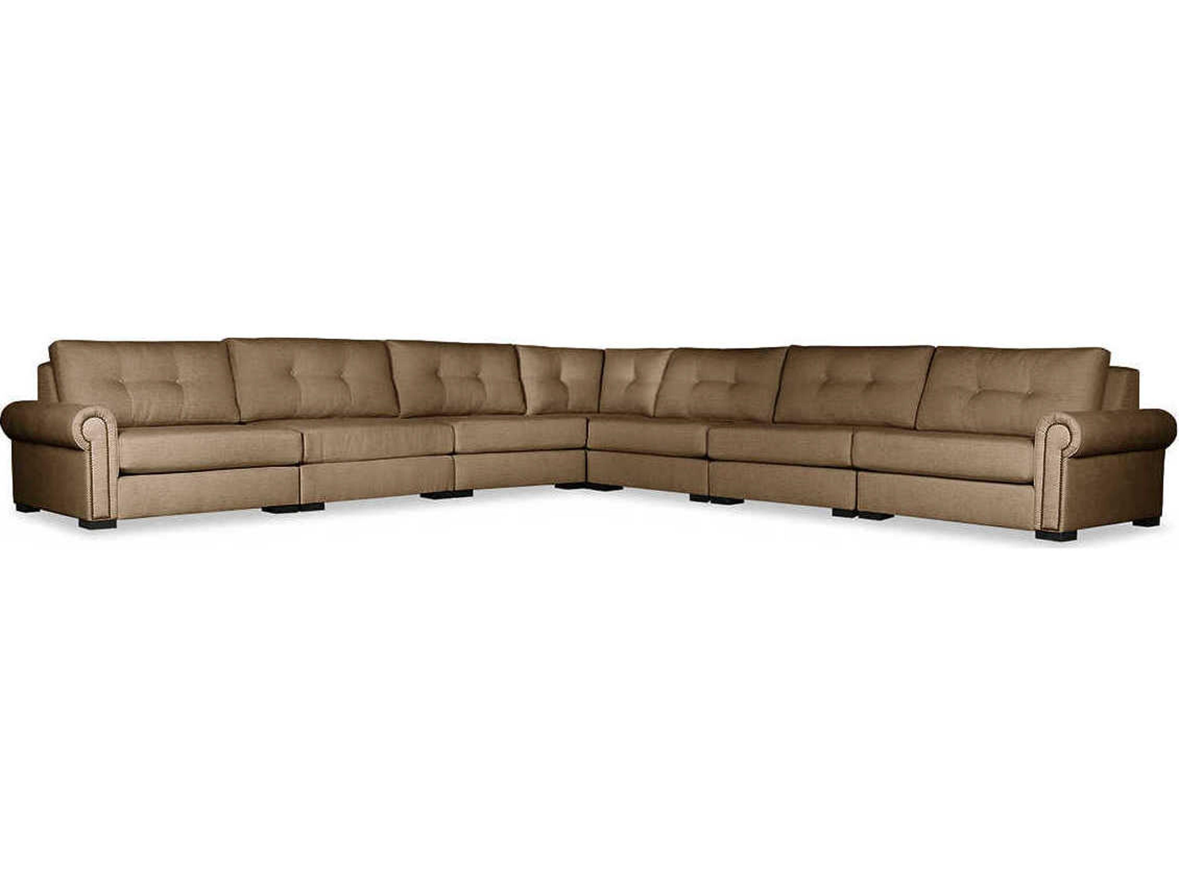 Nativa Interiors Sylviane Buttoned 7 - Pieces Upholstered Sectional Sofa