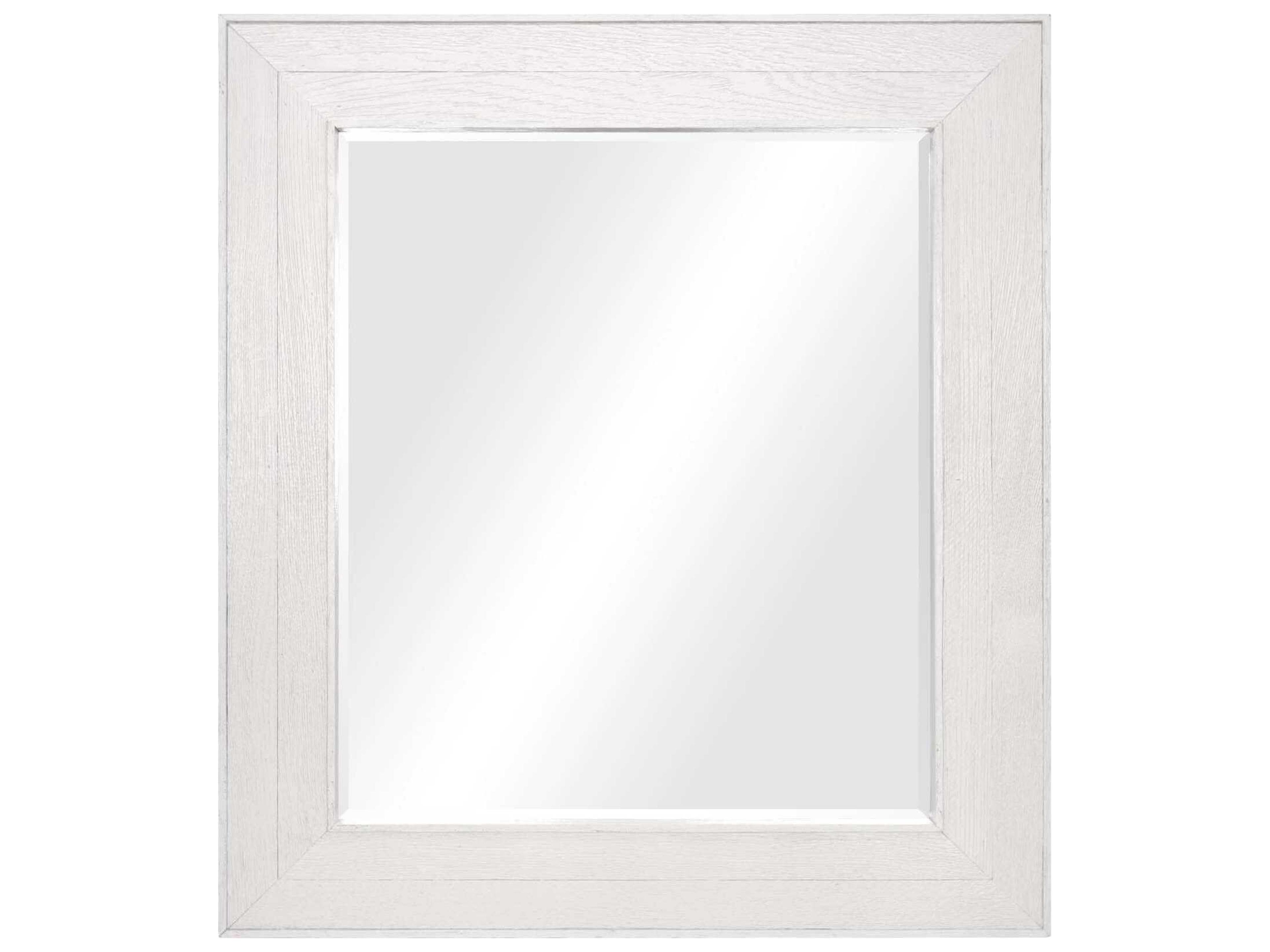 Native Trails Vintners Blanc Rectangular Wall Mirror