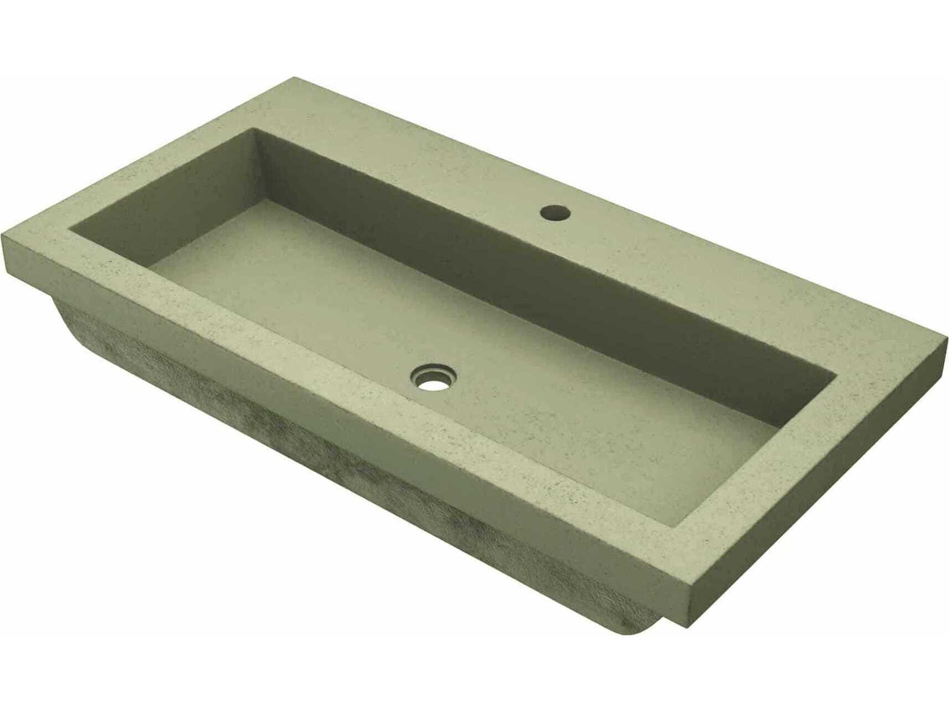 Trough Sage Bathroom Sink