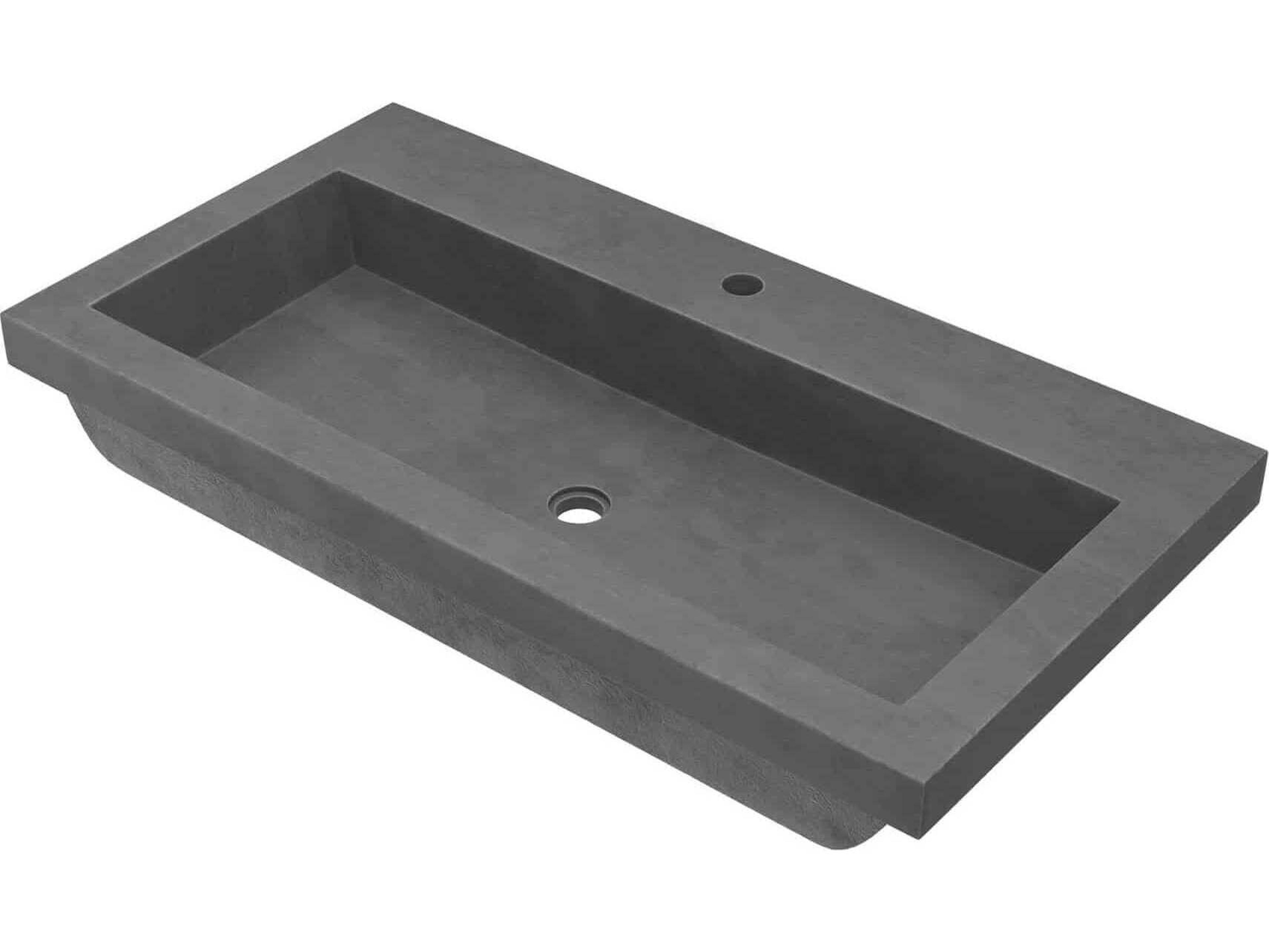 Trough Slate Bathroom Sink