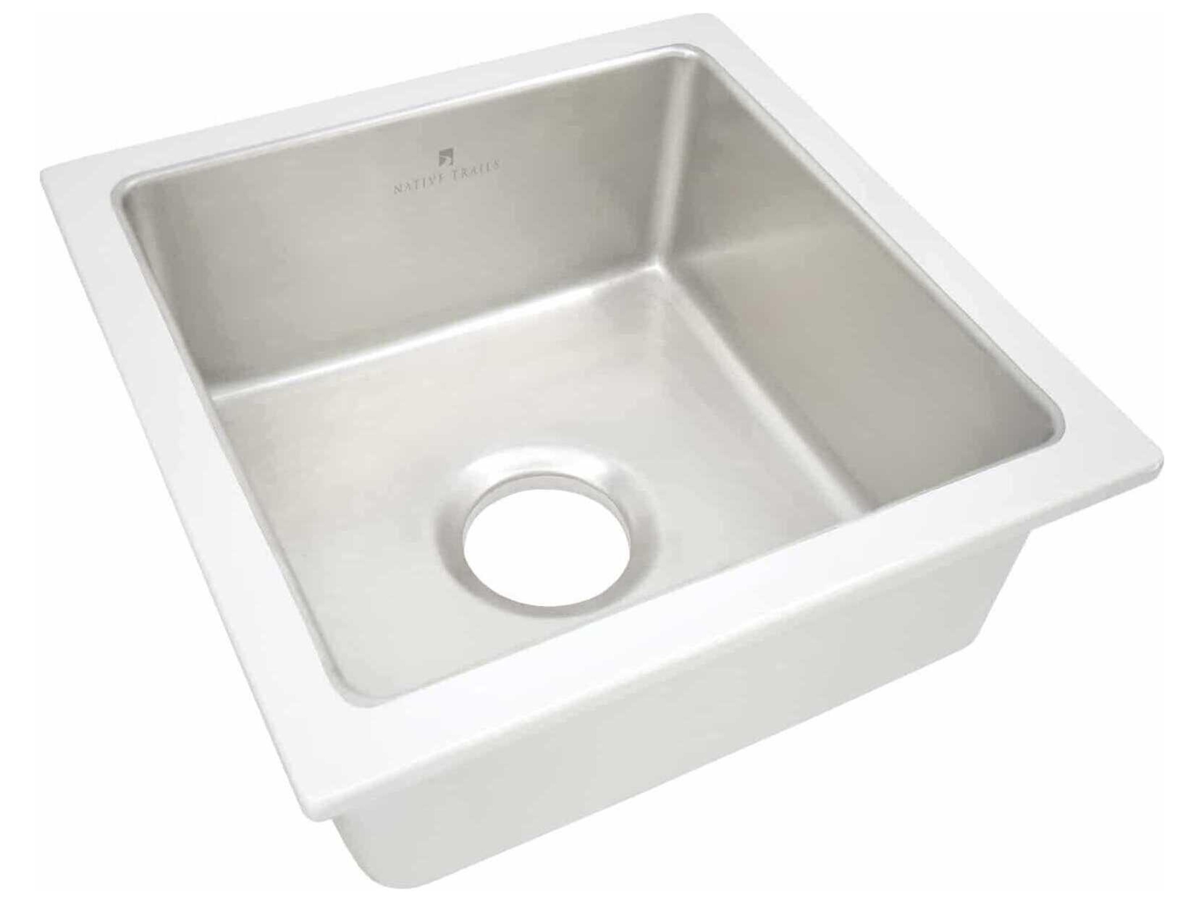 Native Trails Reveler Silver Prep Sink