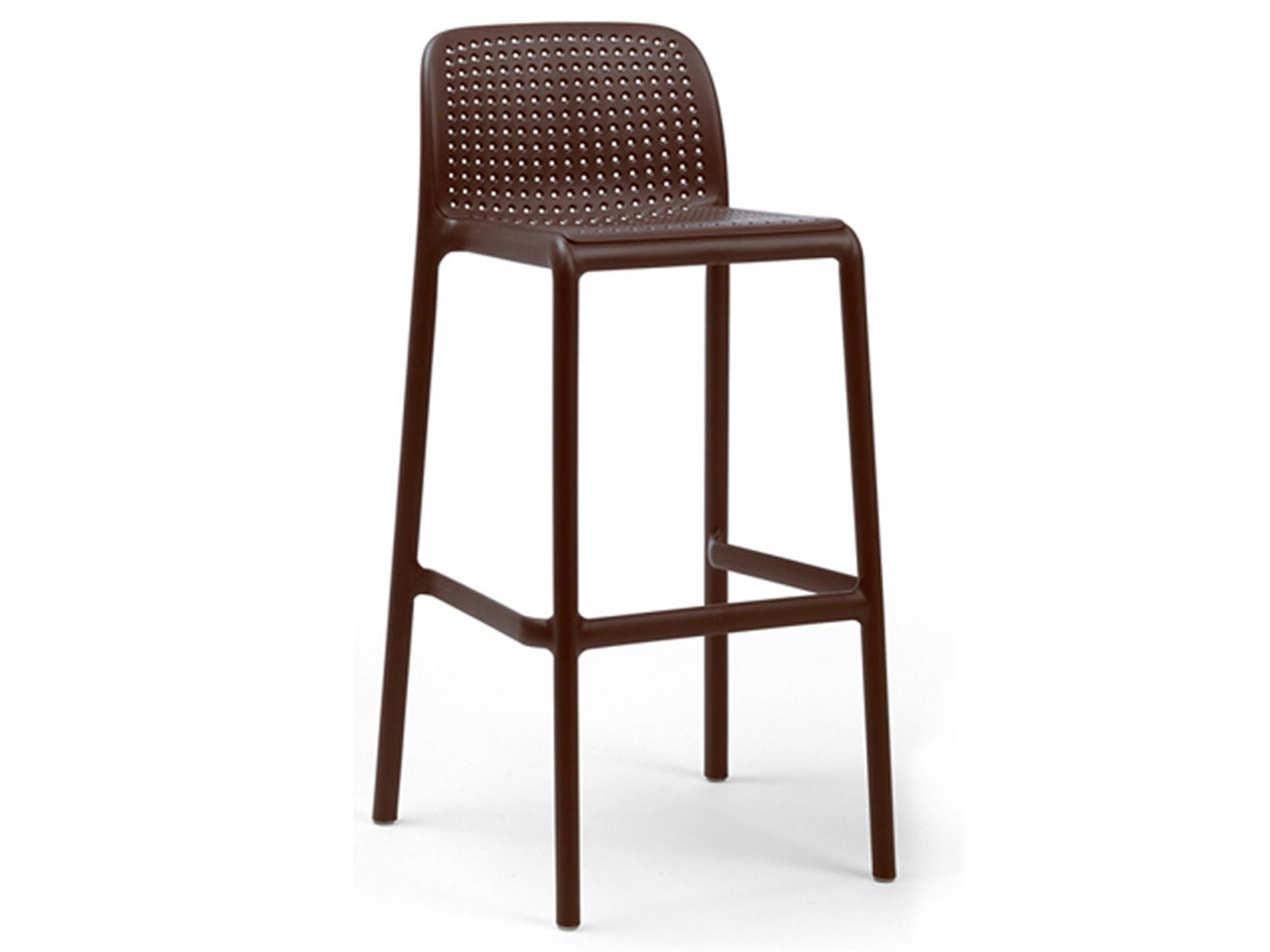 Nardi Lido Resin Caffe Stackable Patio Bar Stool