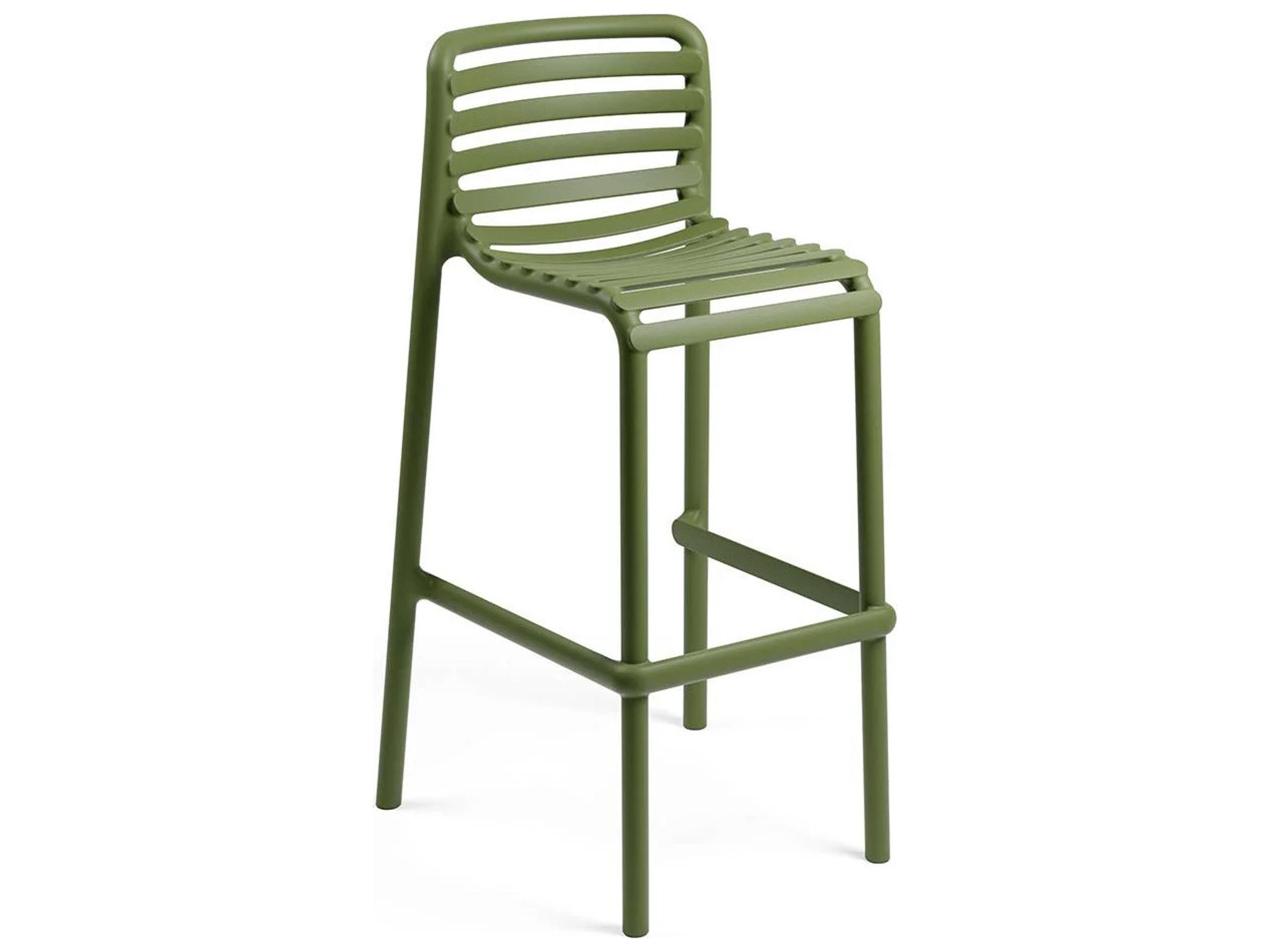Nardi Doga Resin Agave Stackable Outdoor Bar Stool