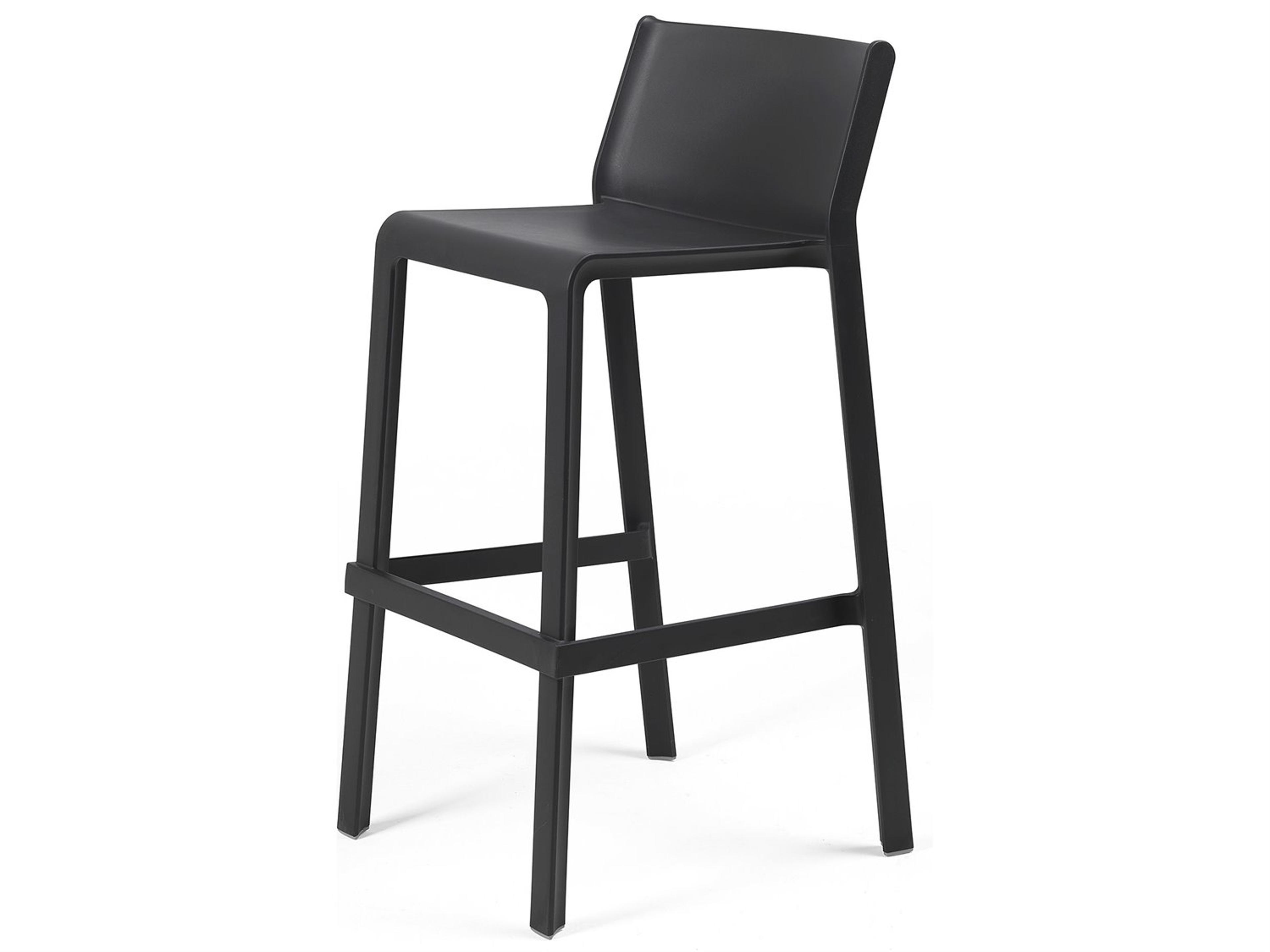 Nardi Trill Resin Antracite Stackable Patio Bar Stool