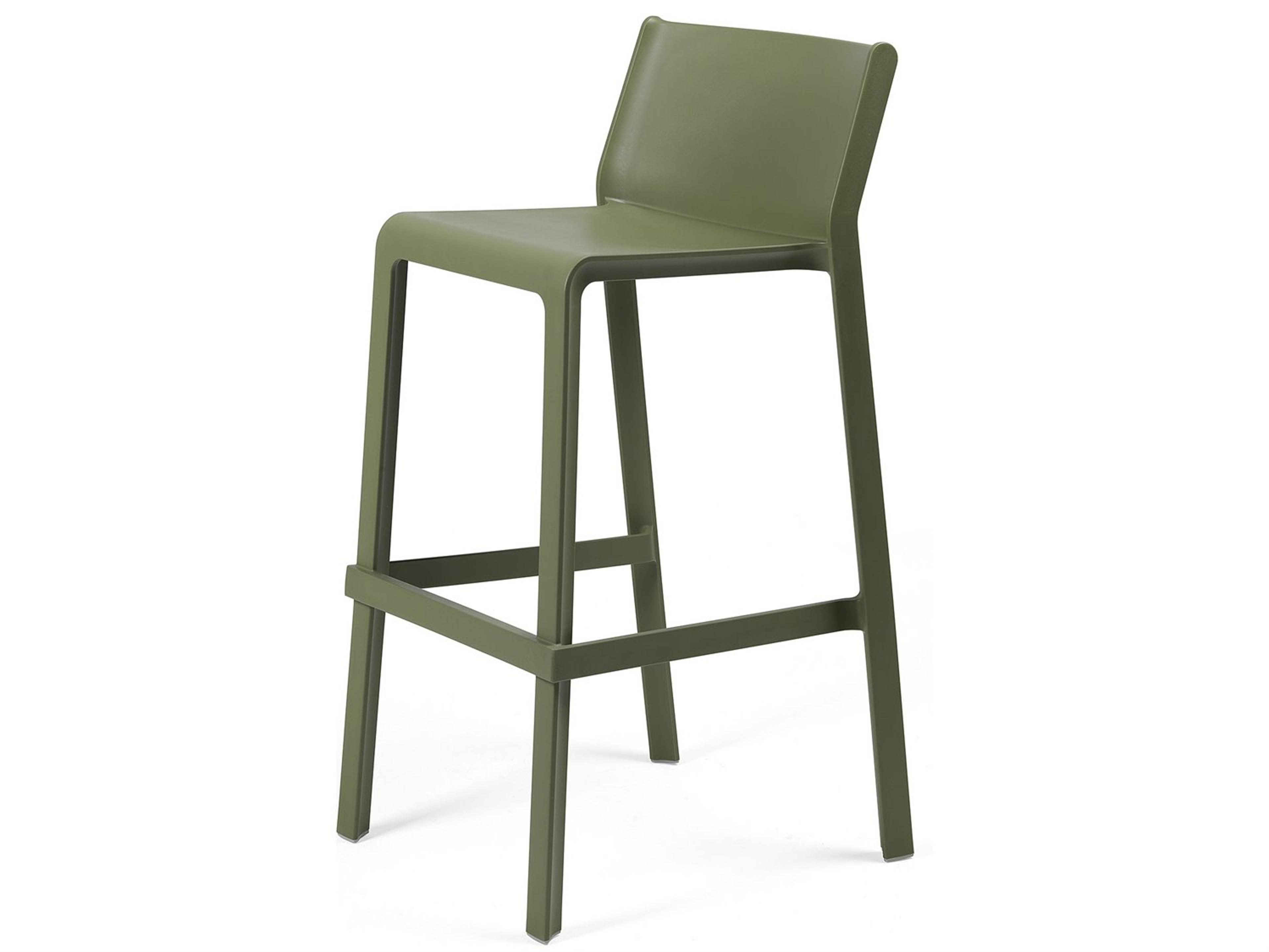 Nardi Trill Resin Agave Stackable Patio Bar Stool