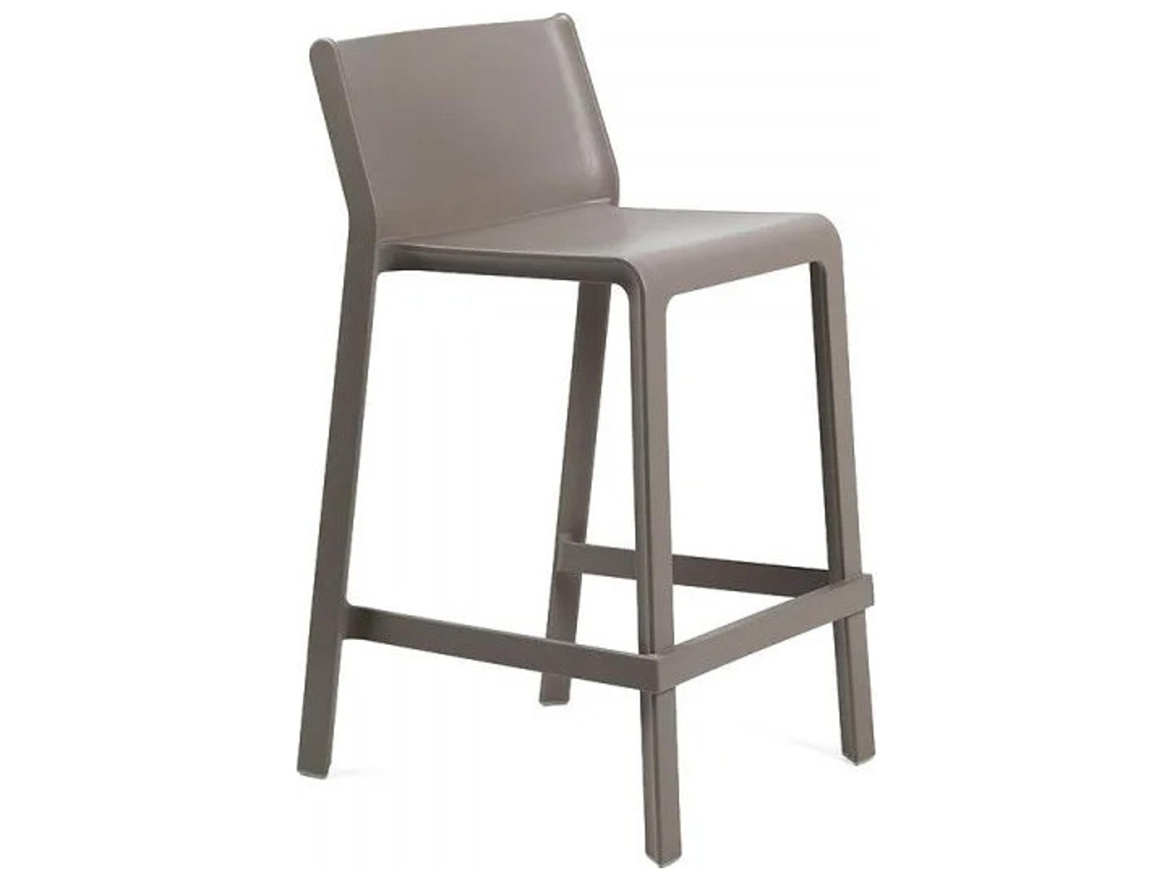 Nardi Trill Resin Tortora Stackable Stool Mini