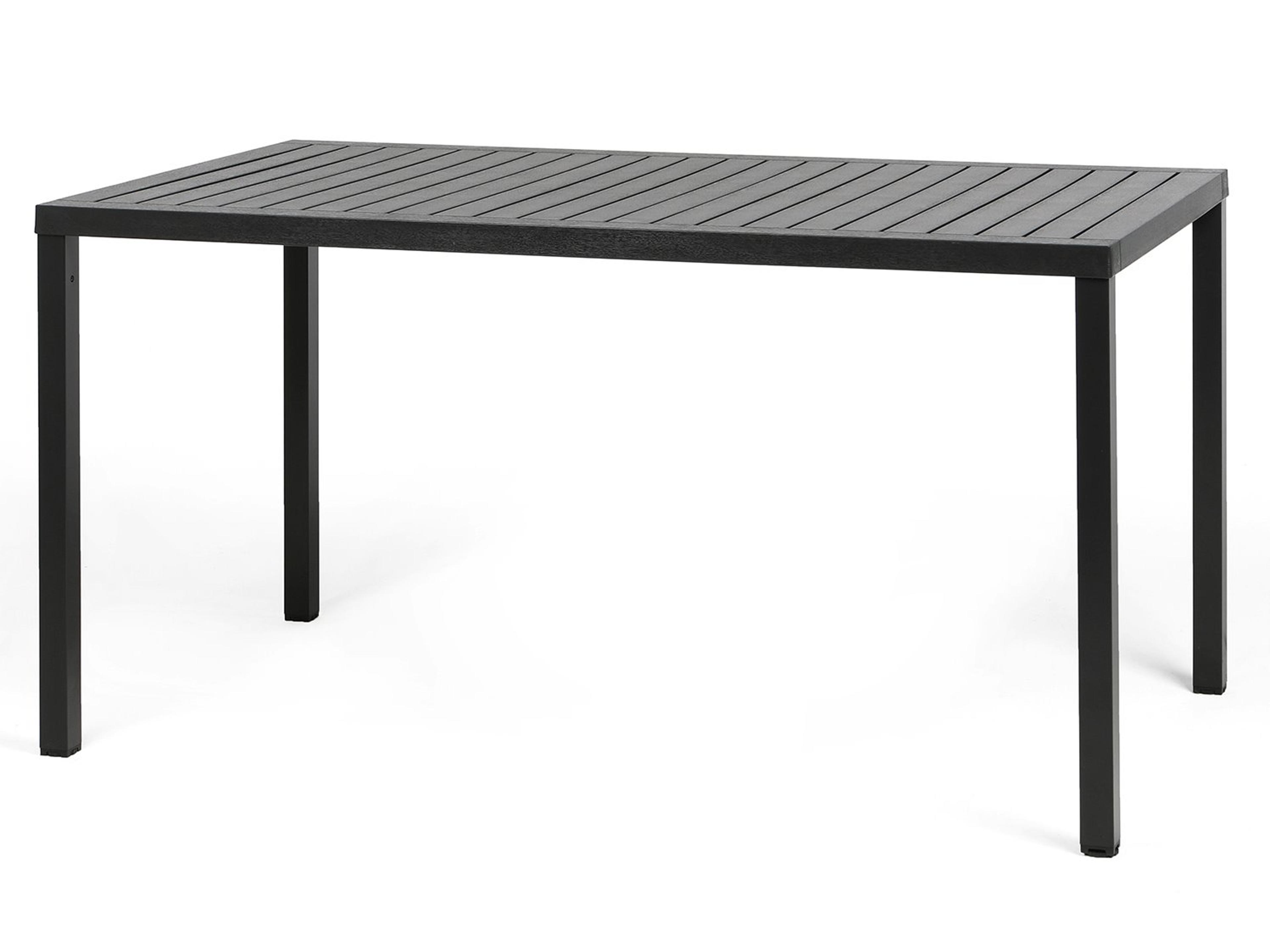 Nardi Cube Aluminum Antracite Rectangular DurelTop Patio Dining Table