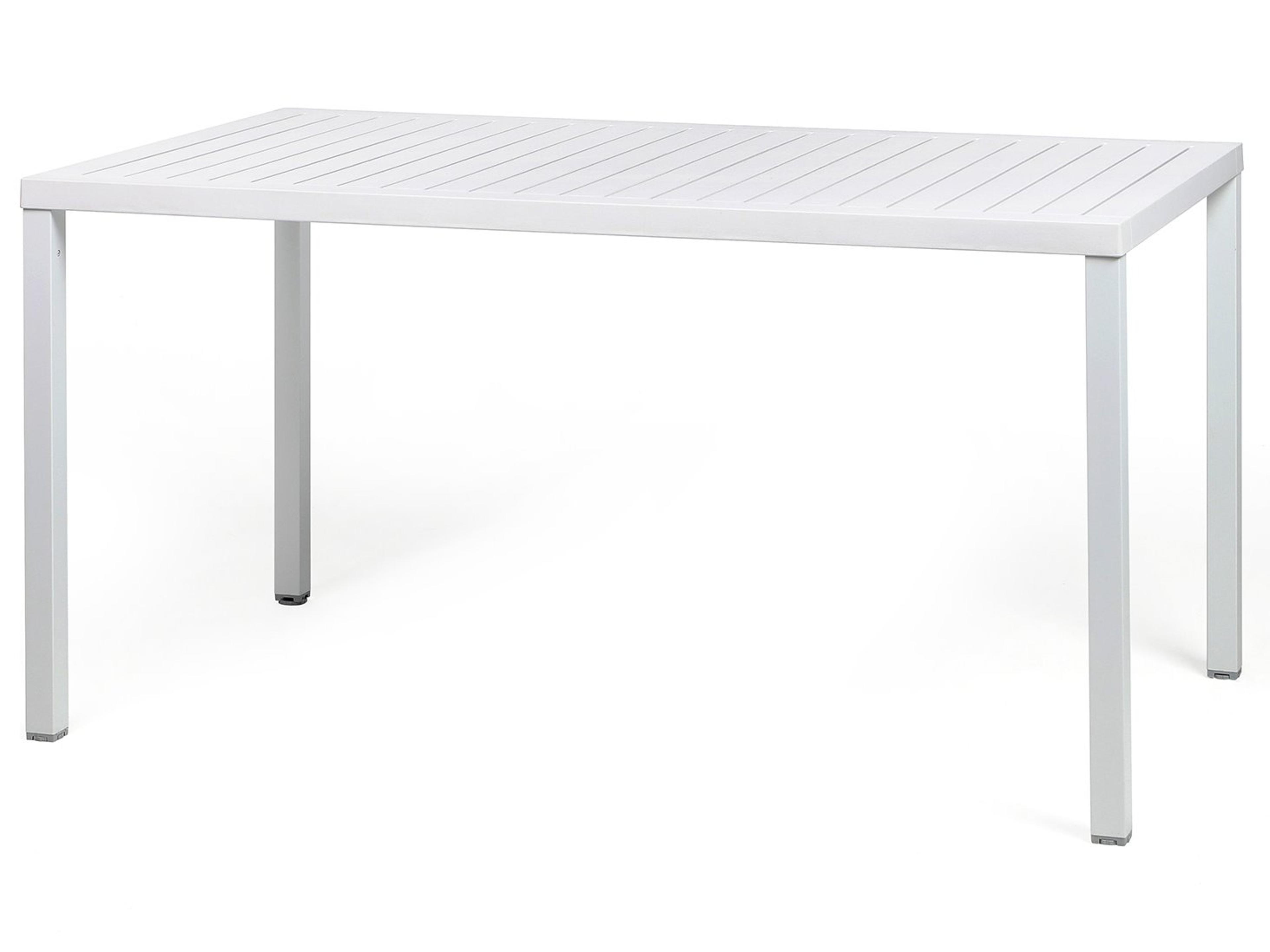 Nardi Cube Aluminum Bianco Rectangular DurelTop Outdoor Dining Table