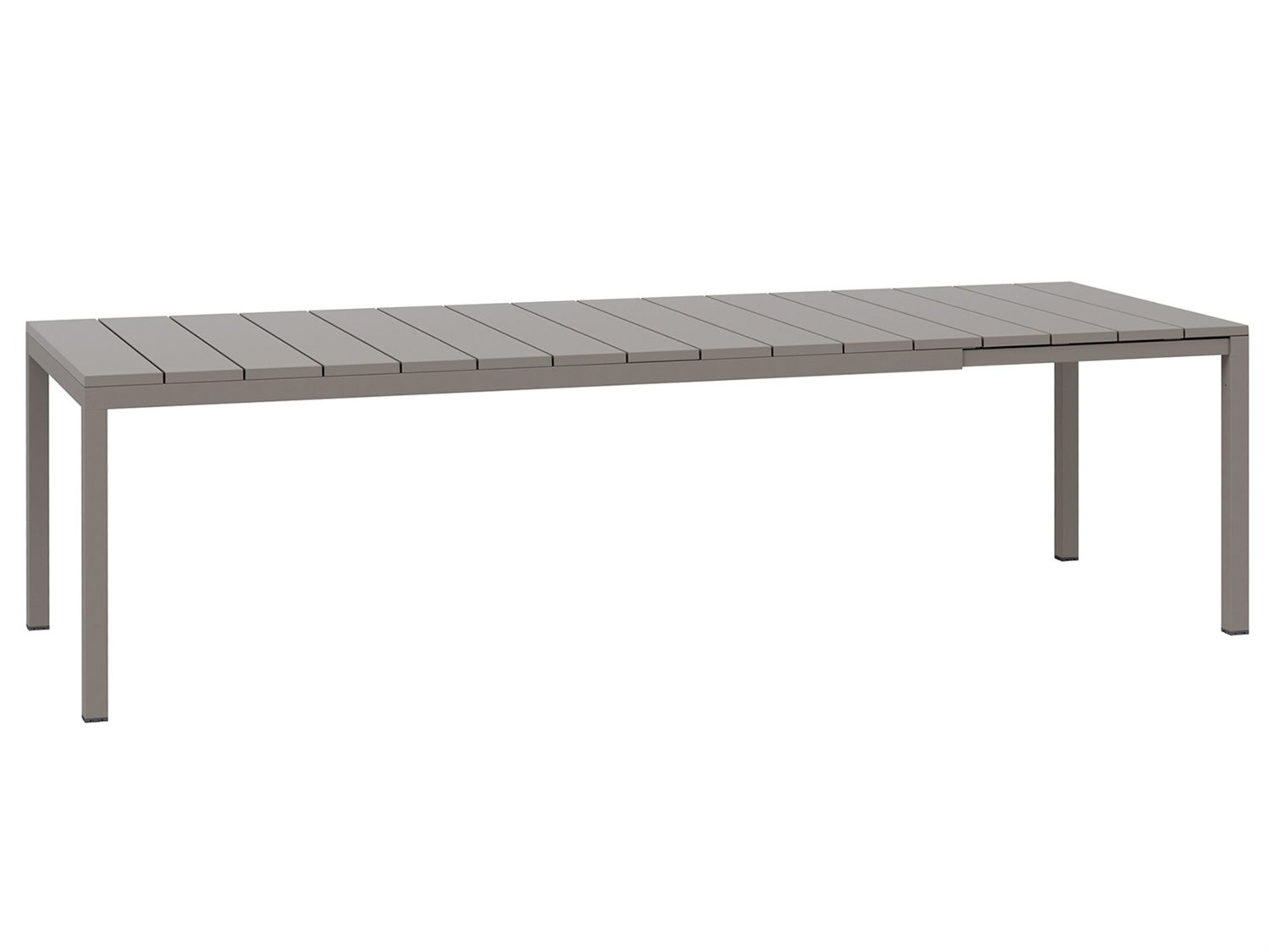 Nardi Rio Rectangular Extendable Outdoor Patio Dining Table
