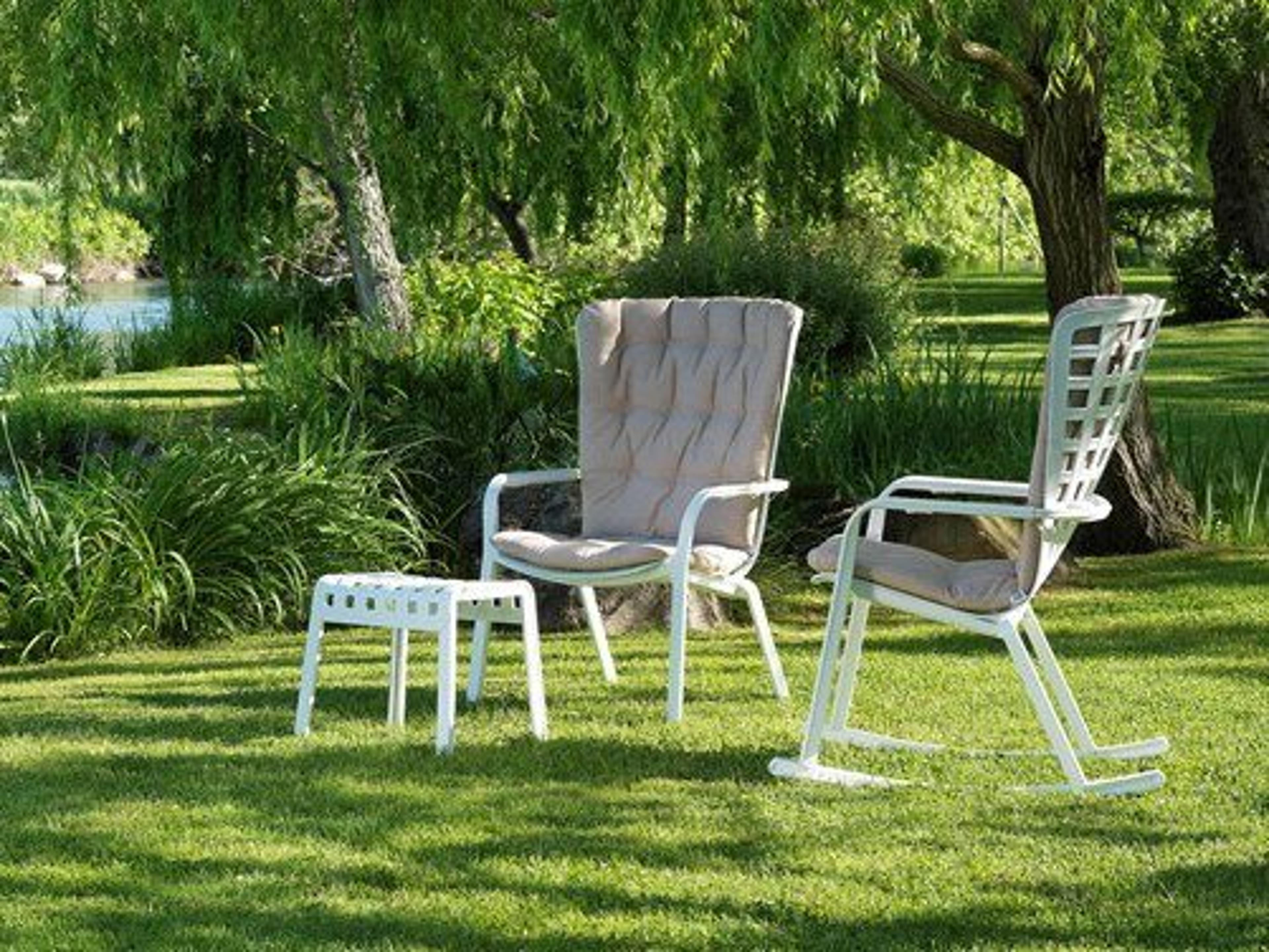 Nardi Folio Resin Bianco Patio Lounge Set