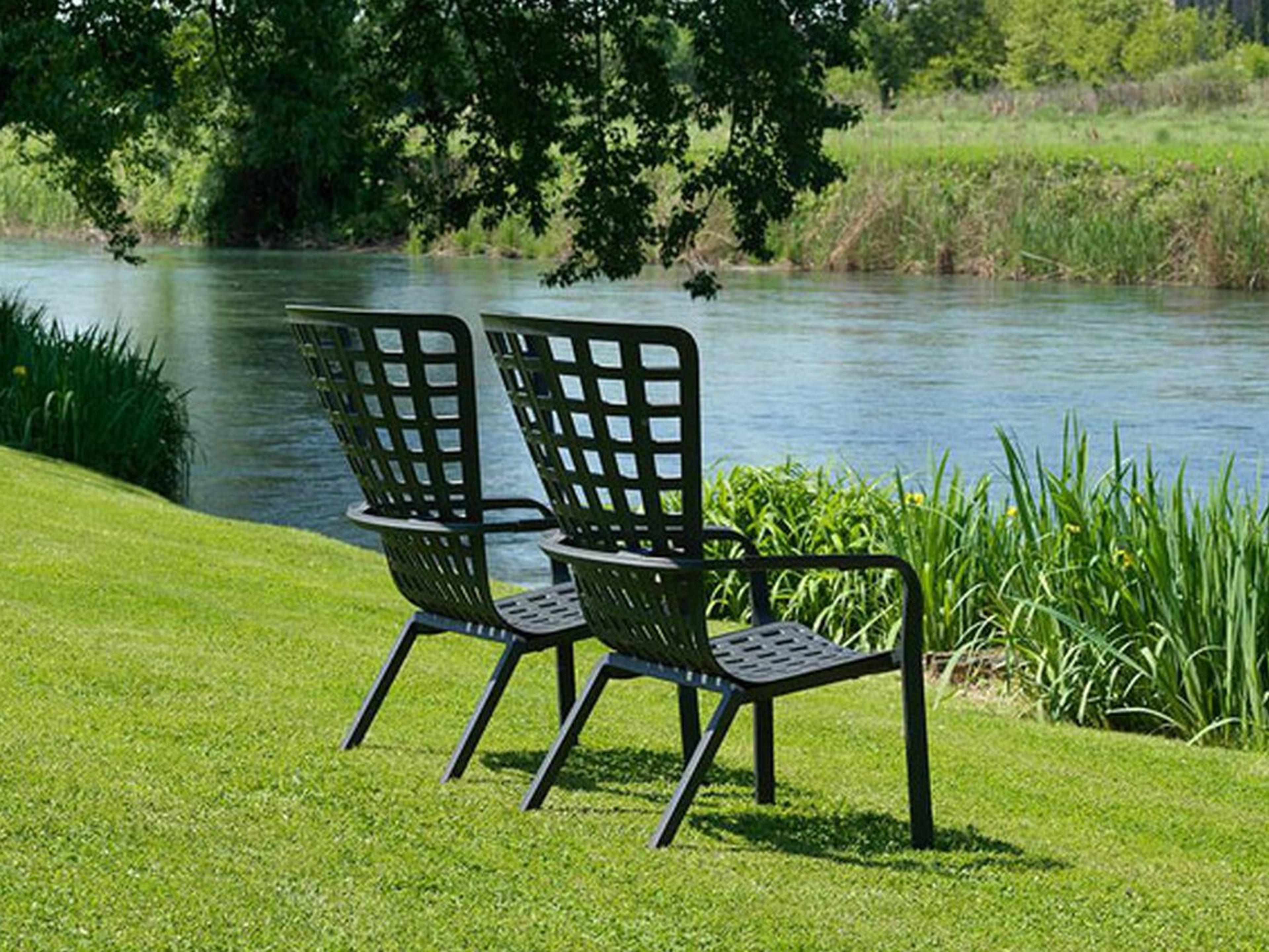 Nardi Folio Resin Antracite Outdoor Patio Lounge Set