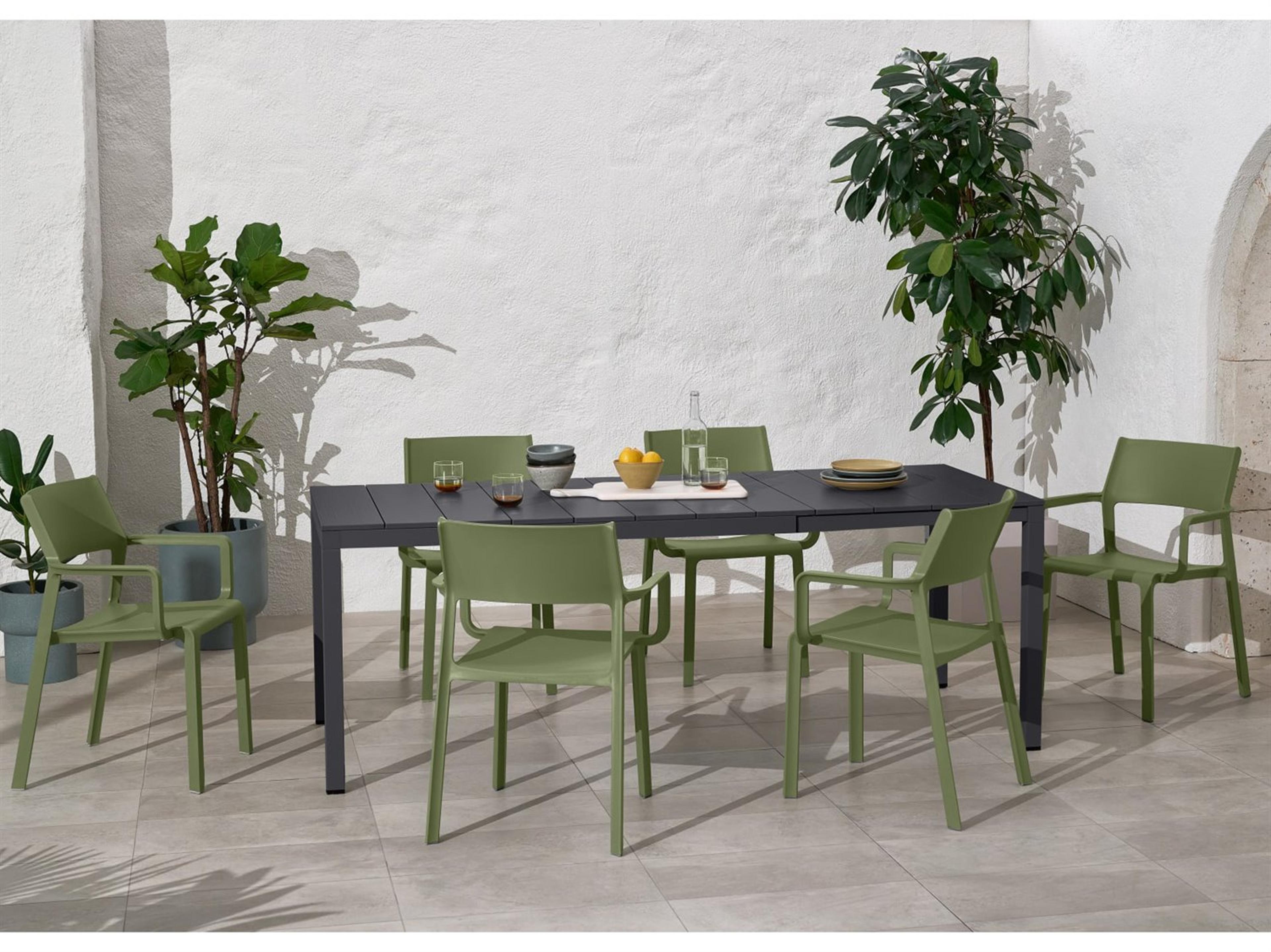 Nardi Trill Resin Agave/Antricite Outdoor Dining Set