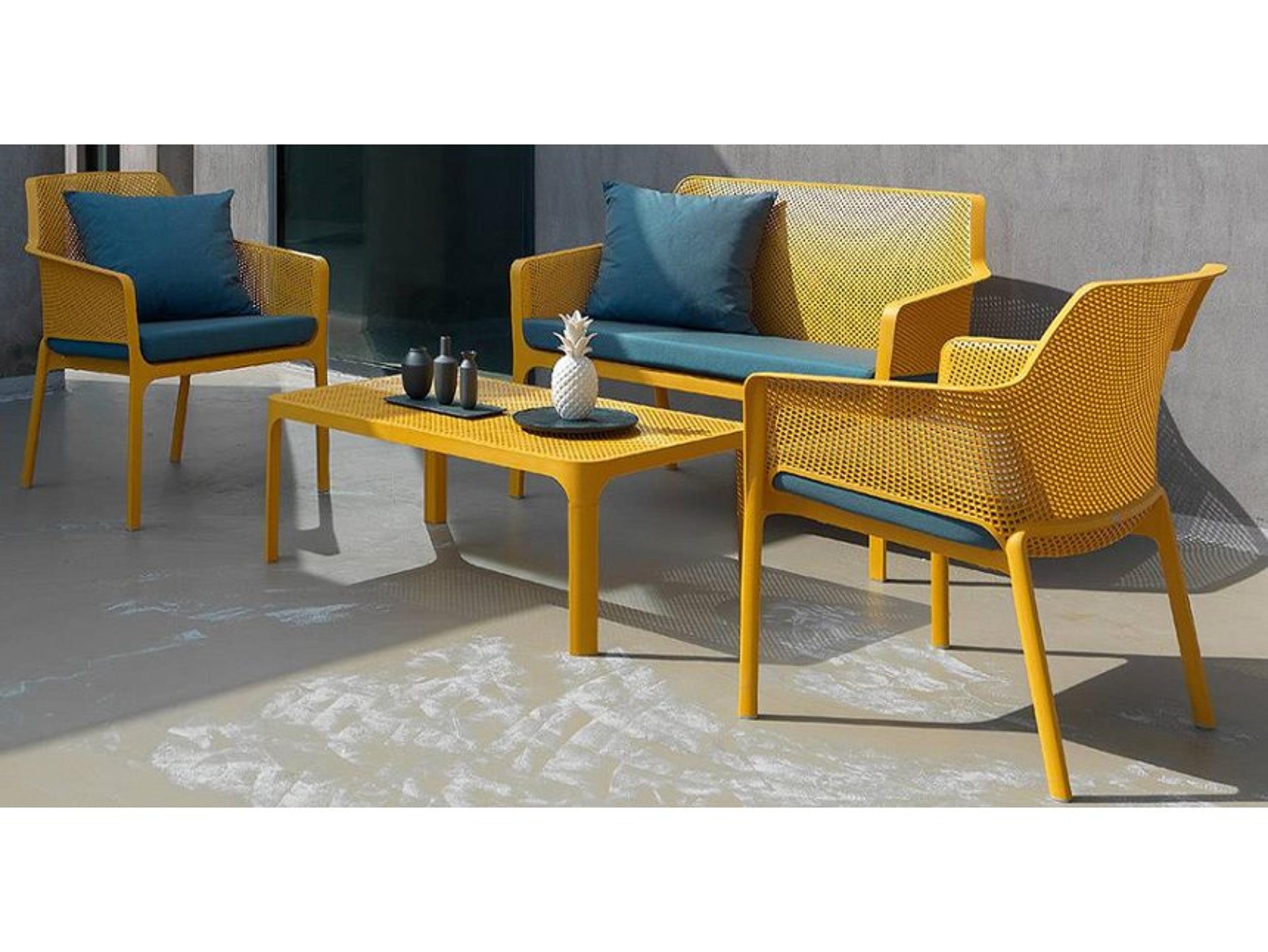 Nardi NET Relax Resin Senape Patio Lounge Set
